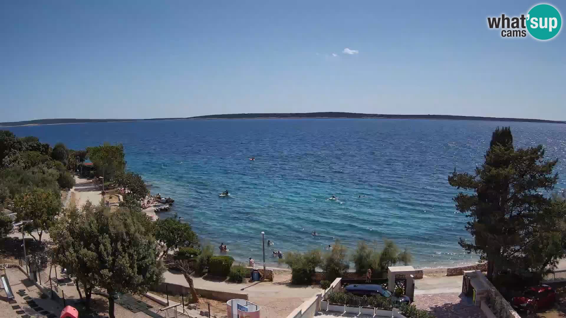 Webcam Playa Male Mandre en directo – Isla de Pag