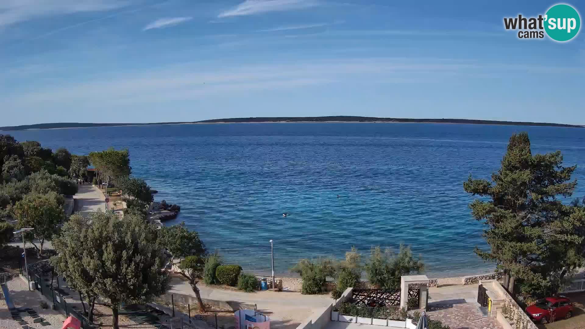 Webcam Playa Male Mandre en directo – Isla de Pag