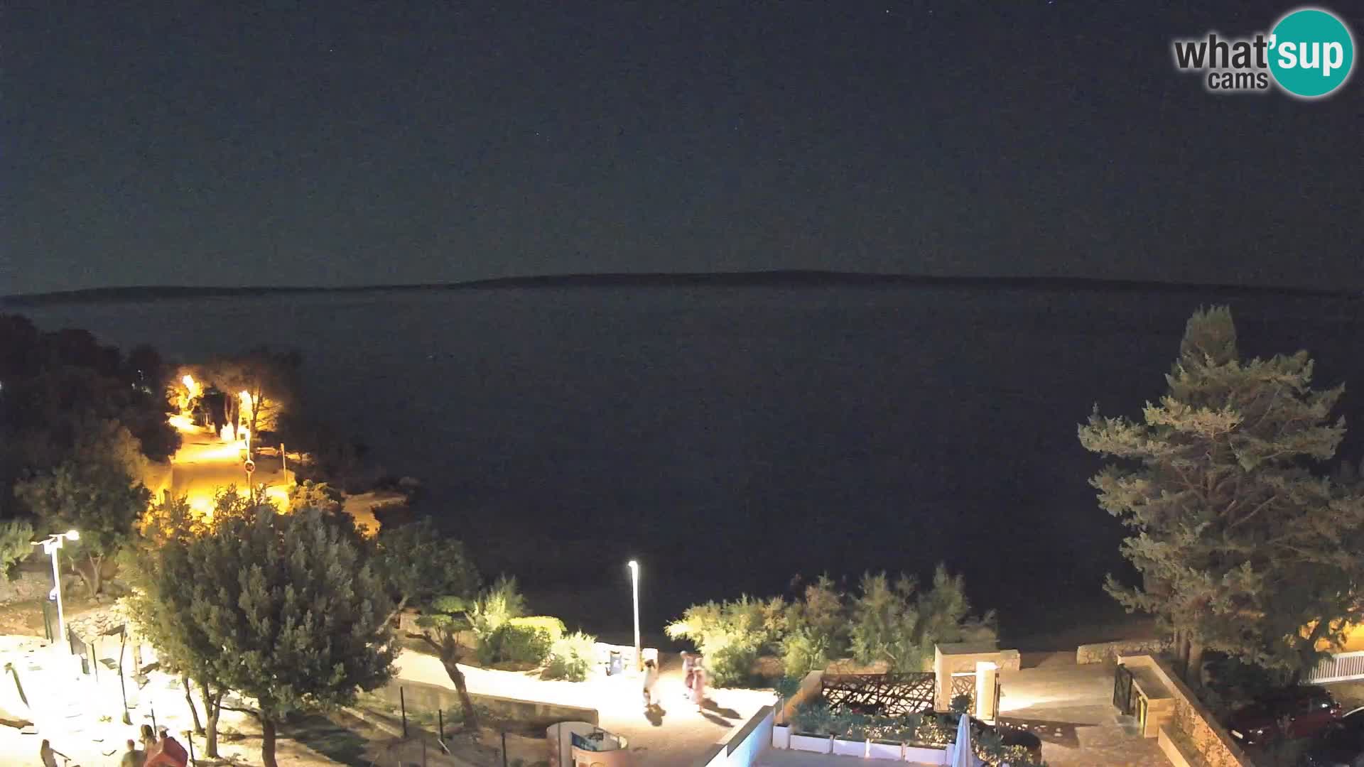 Webcam Plaža Male Mandre – Live View from Pag Island