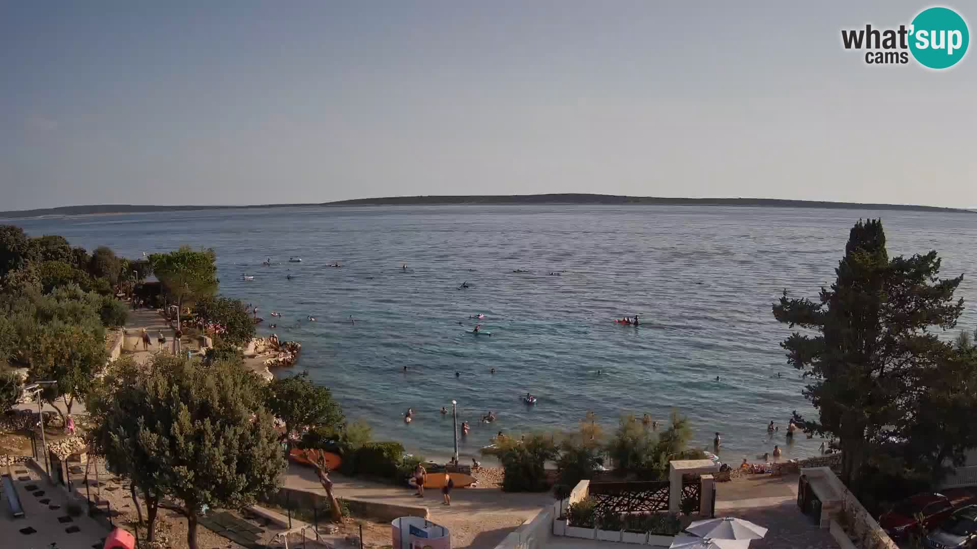 Webcam Playa Male Mandre en directo – Isla de Pag