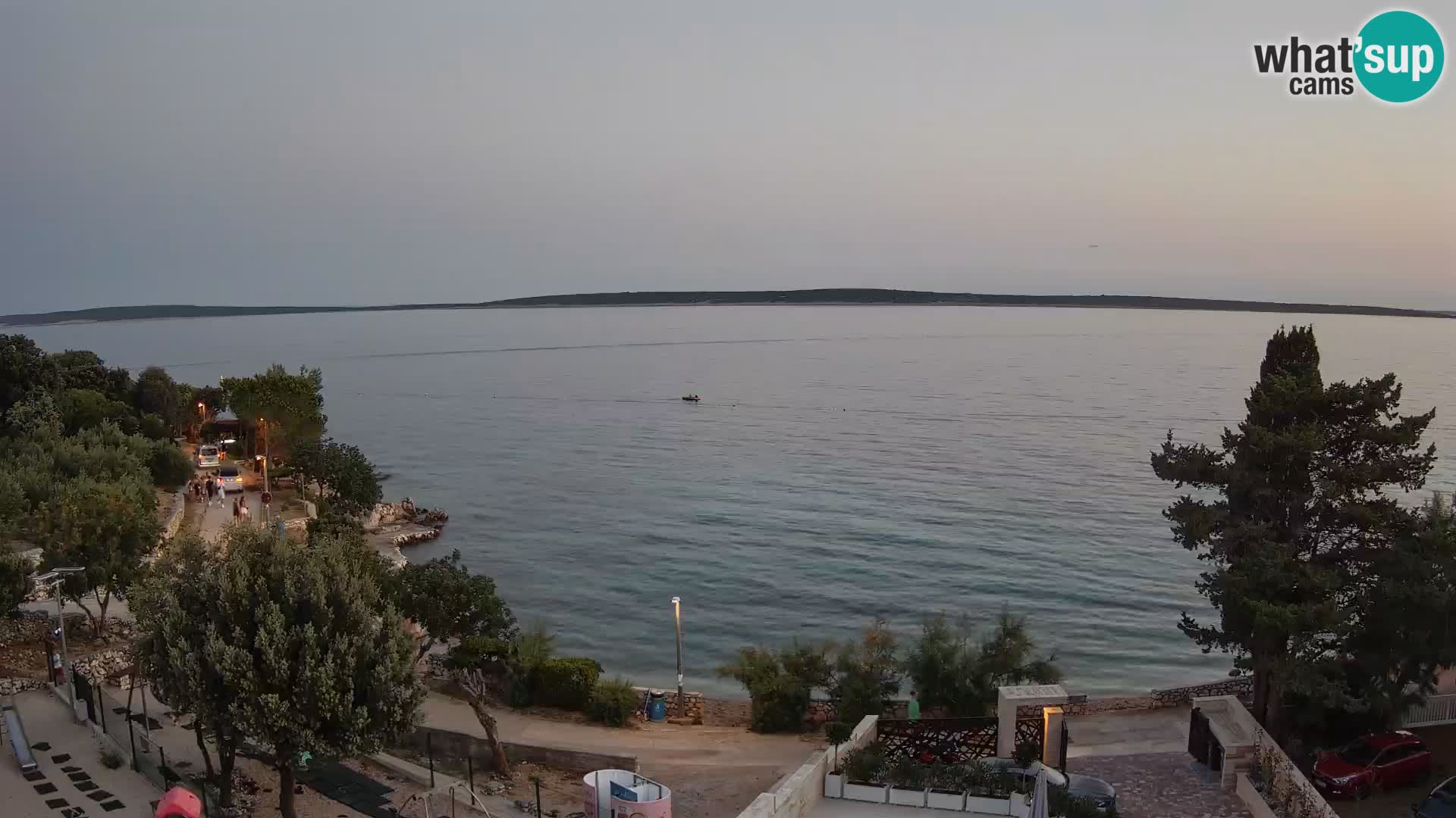 Webcam Strand Male Mandre – Liveblick von der Insel Pag