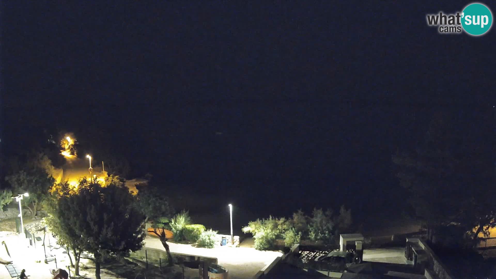 Webcam Plaža Male Mandre – Diretta dalla spiaggia sull’isola di Pag