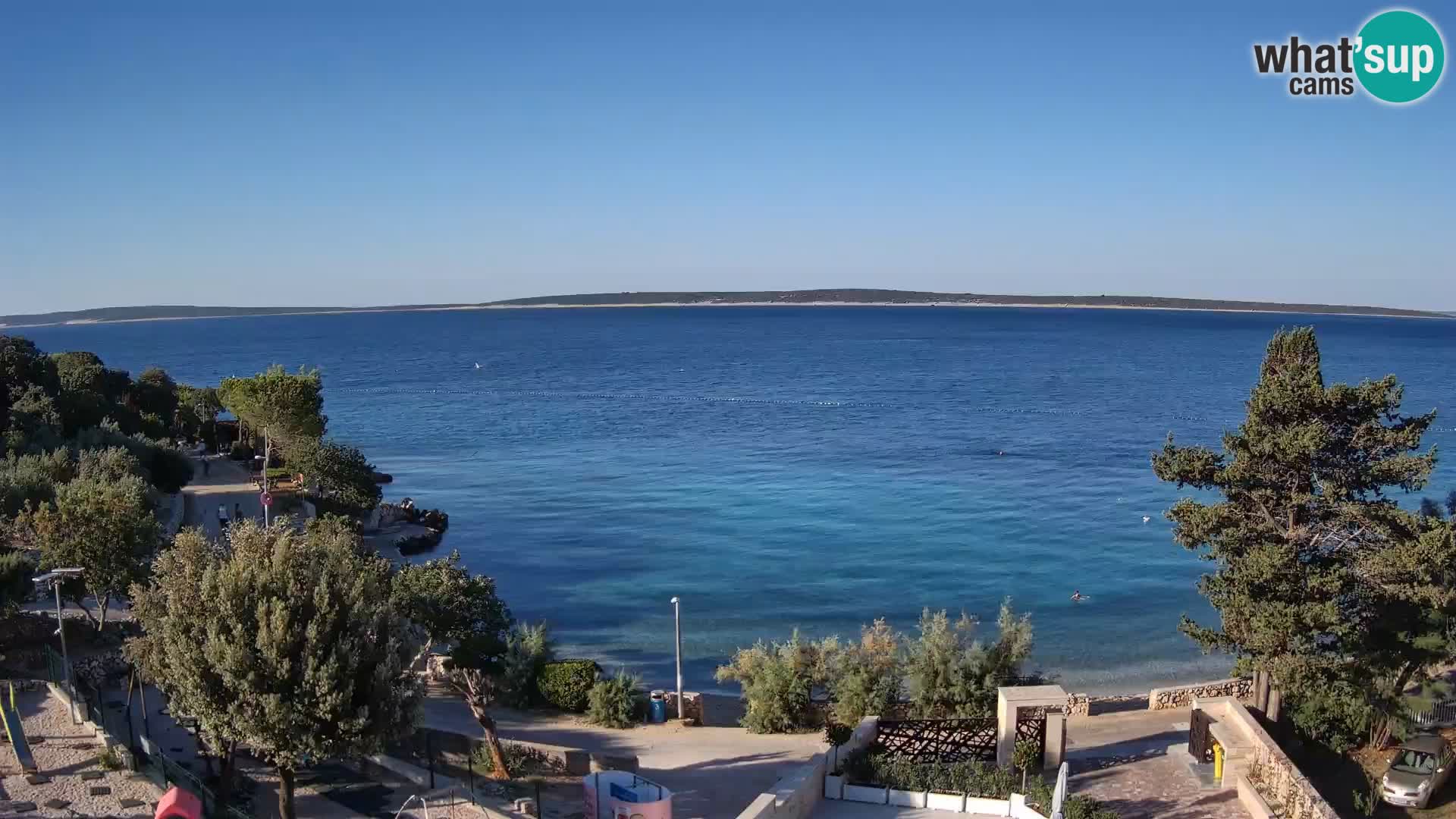 Webcam Playa Male Mandre en directo – Isla de Pag