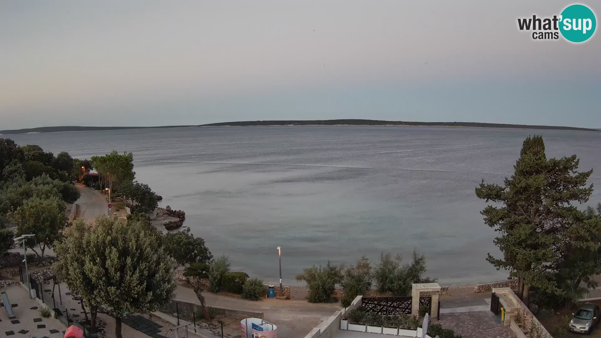 Webcam Plaža Male Mandre – Live View from Pag Island