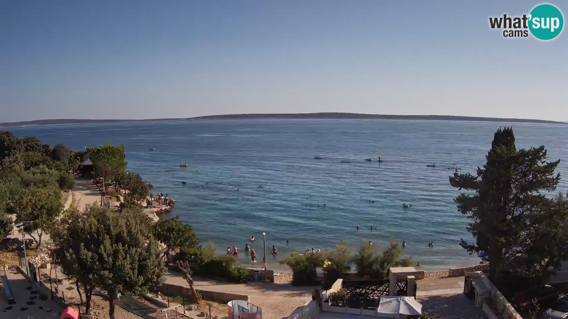 Webcam Playa Male Mandre en directo – Isla de Pag