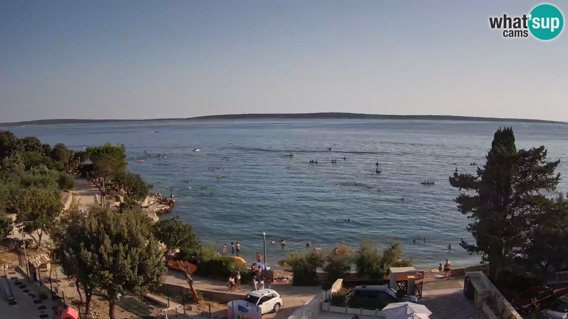 Webcam Playa Male Mandre en directo – Isla de Pag