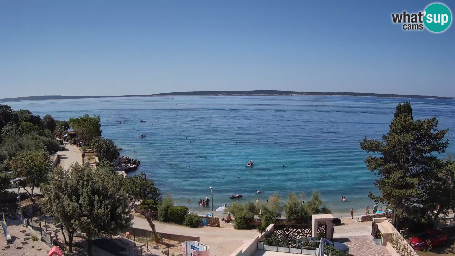 Webcam Playa Male Mandre en directo – Isla de Pag
