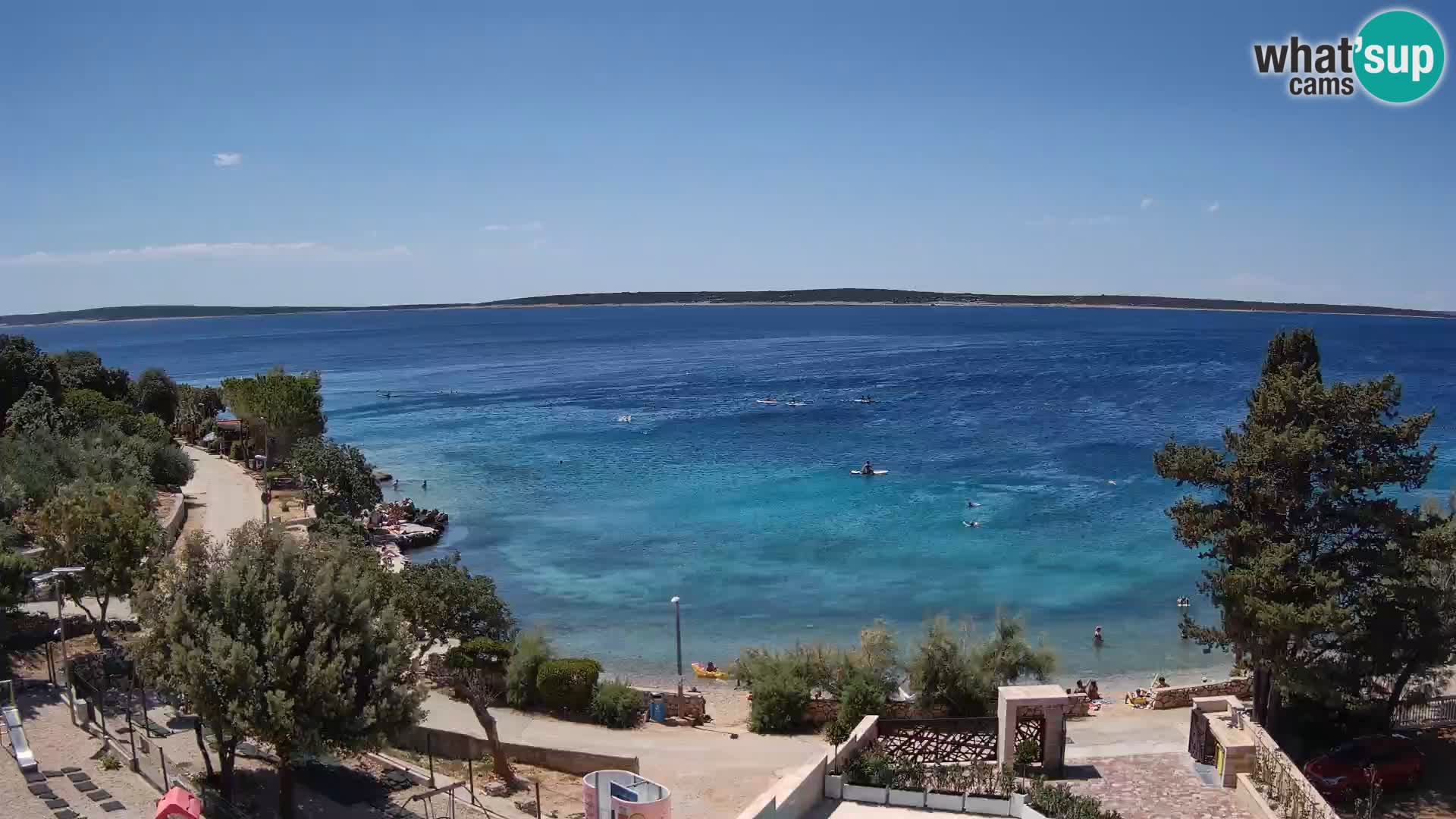 Webcam Playa Male Mandre en directo – Isla de Pag