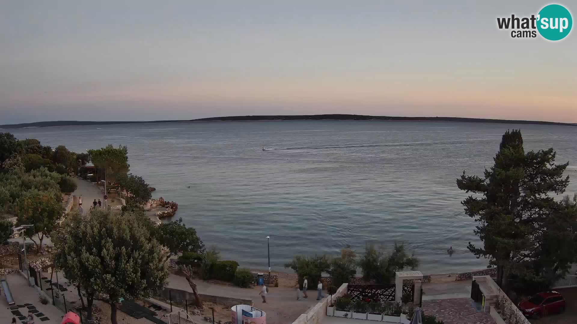 Webcam Plaža Male Mandre – Live View from Pag Island