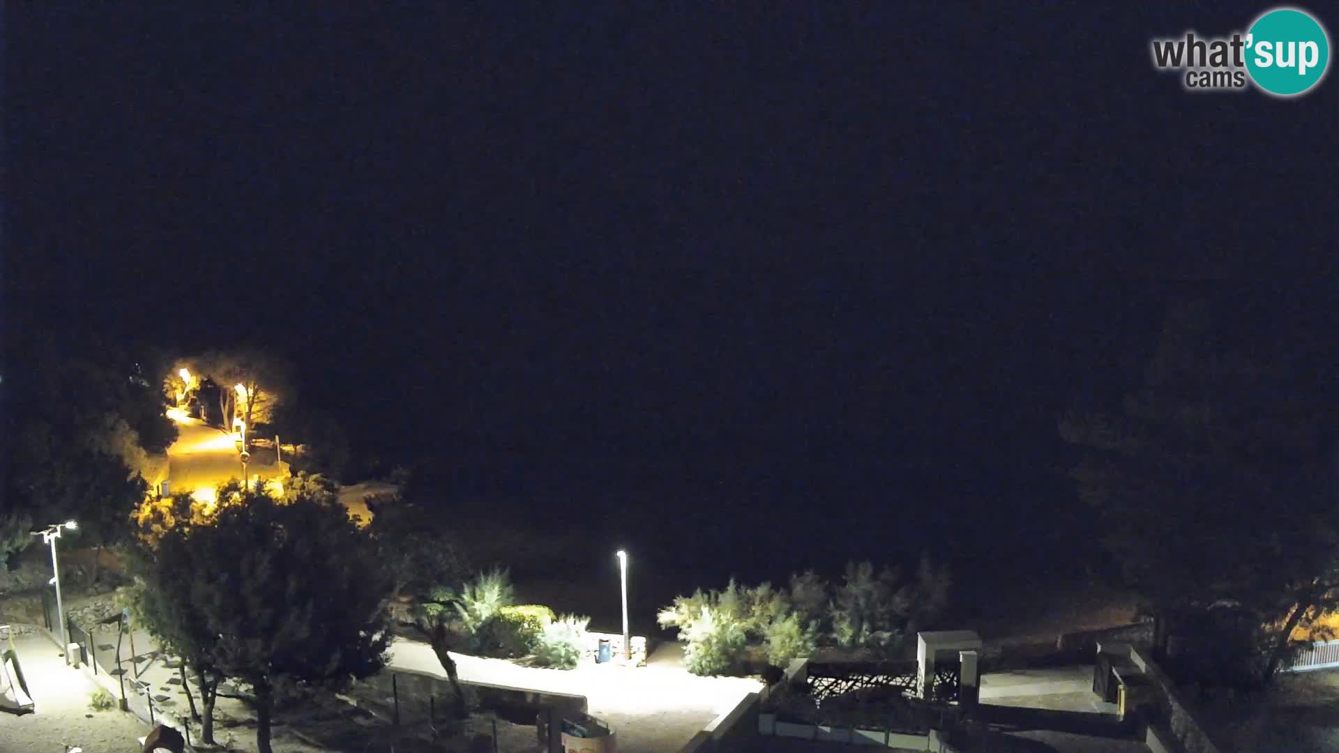 Webcam Plaža Male Mandre – Live View from Pag Island