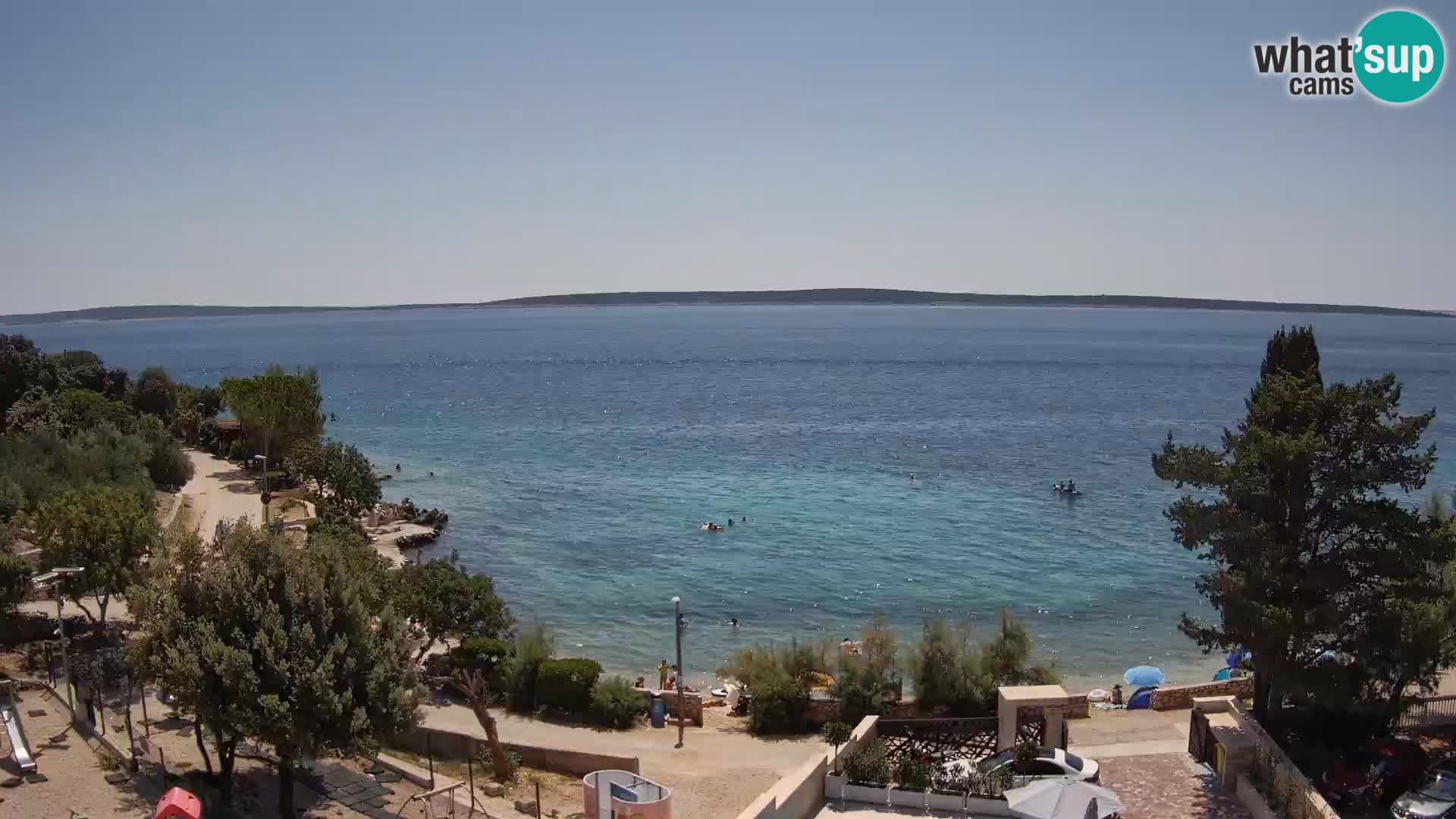 Webcam Playa Male Mandre en directo – Isla de Pag