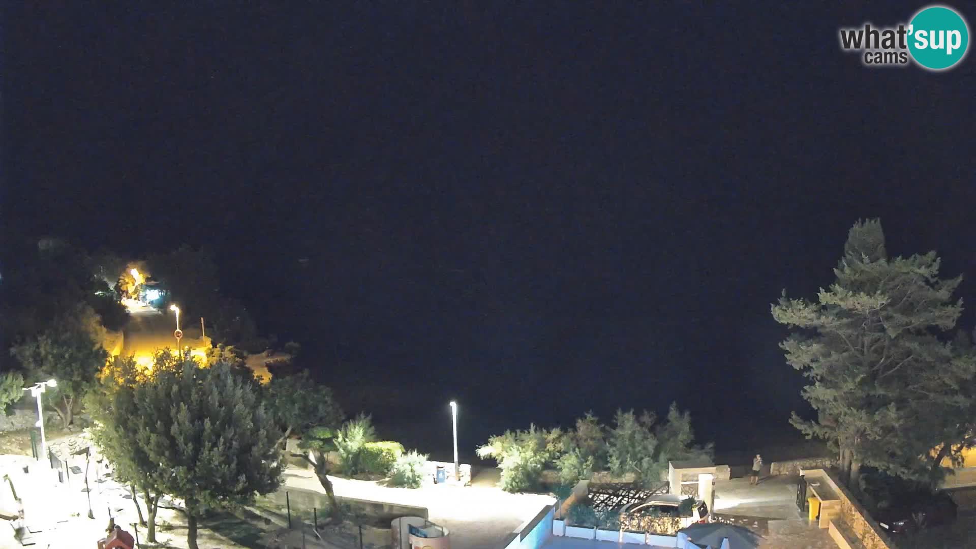 Webcam Plaža Male Mandre – Diretta dalla spiaggia sull’isola di Pag