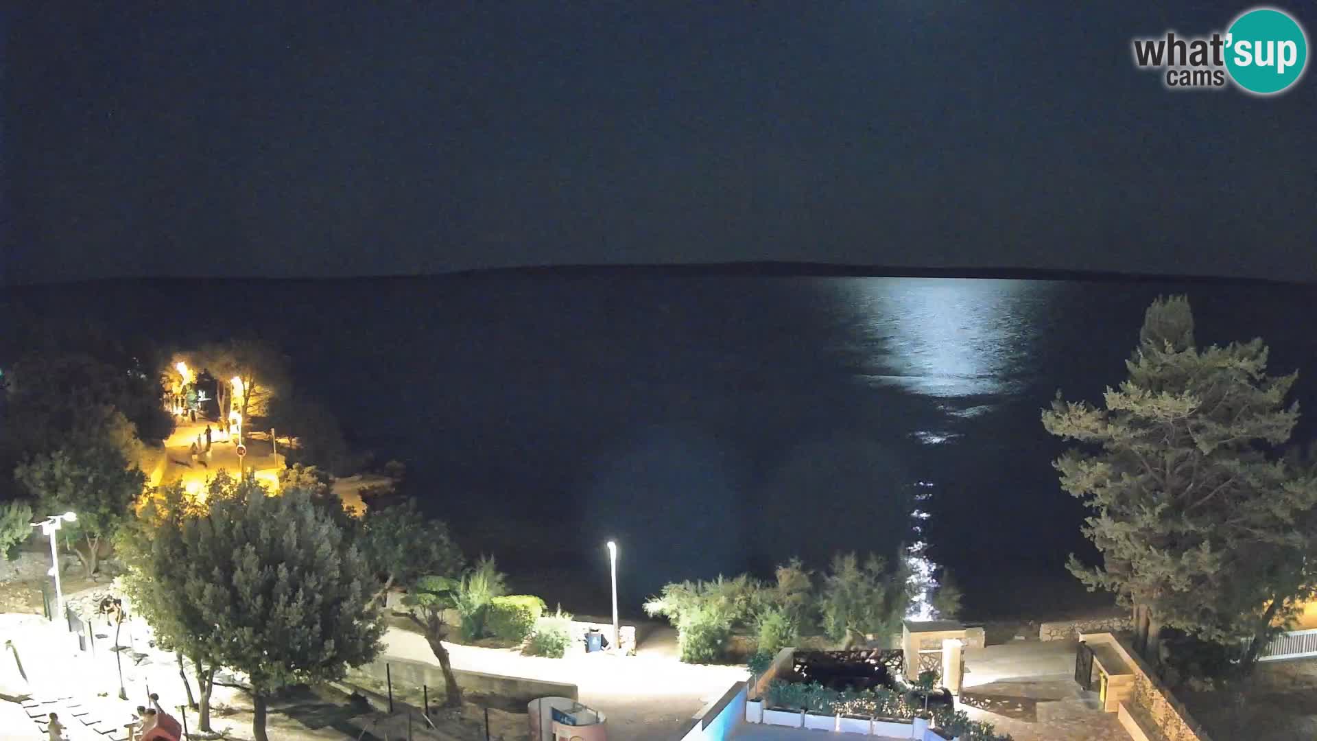 Webcam Plaža Male Mandre – Live View from Pag Island