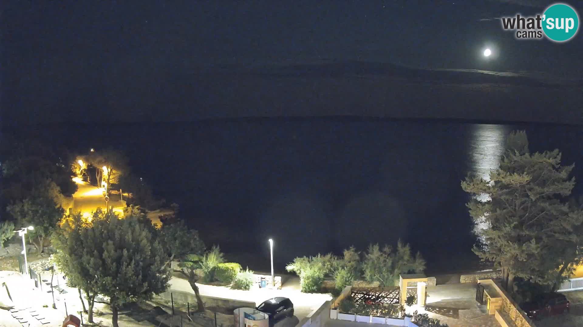 Webcam Strand Male Mandre – Liveblick von der Insel Pag
