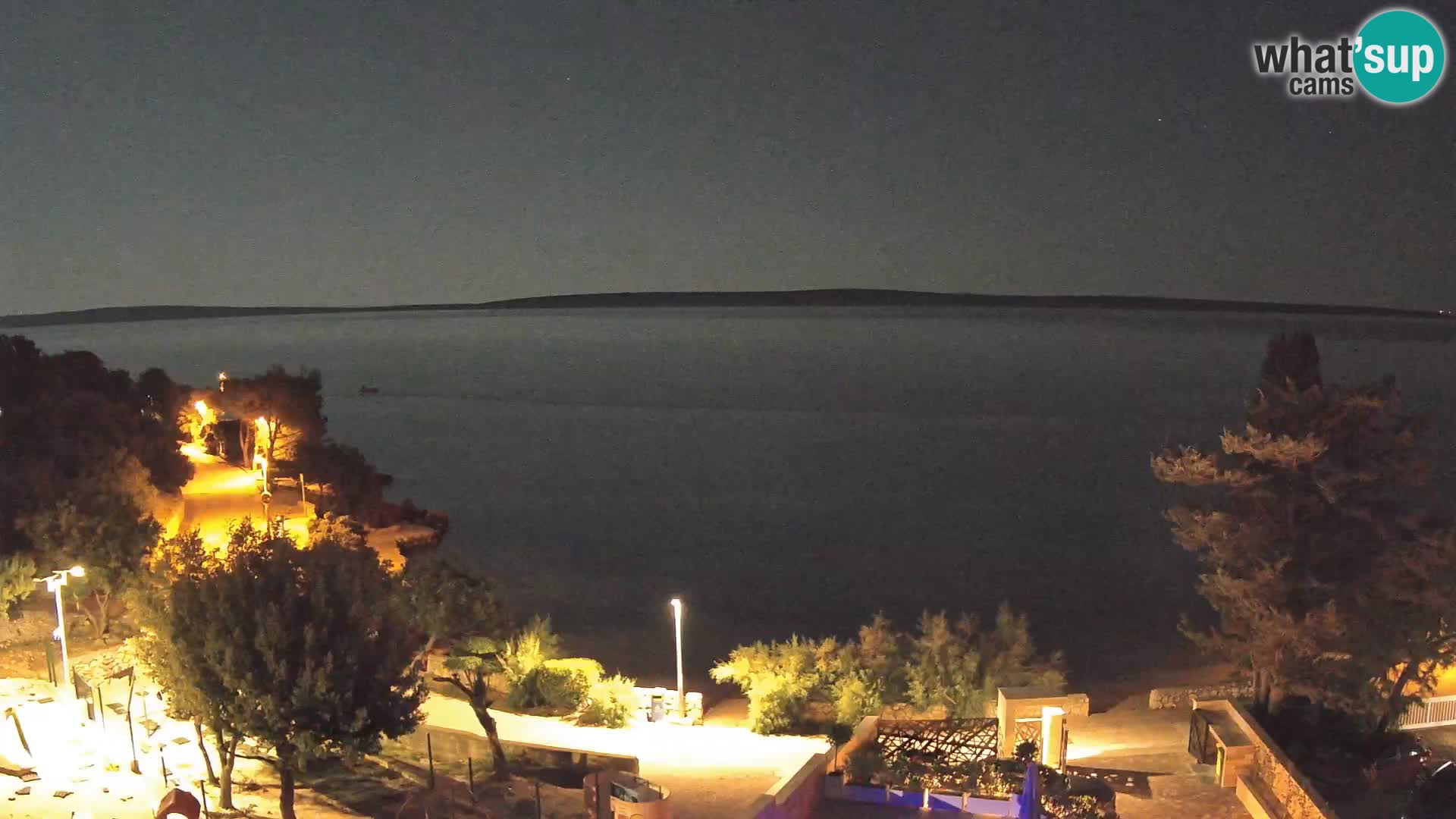 Webcam Plaža Male Mandre – Live View from Pag Island