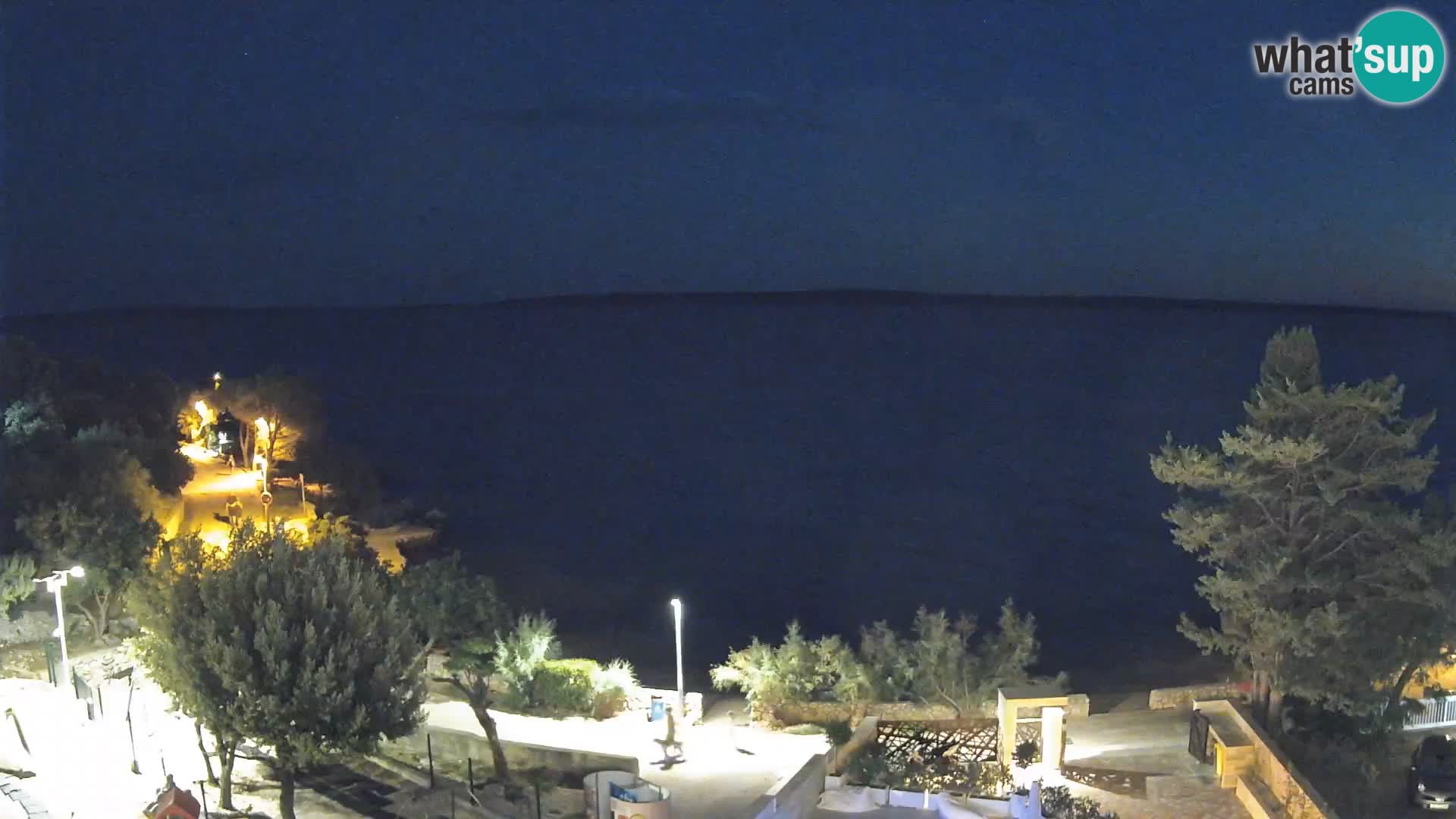 Webcam Plaža Male Mandre – Live View from Pag Island