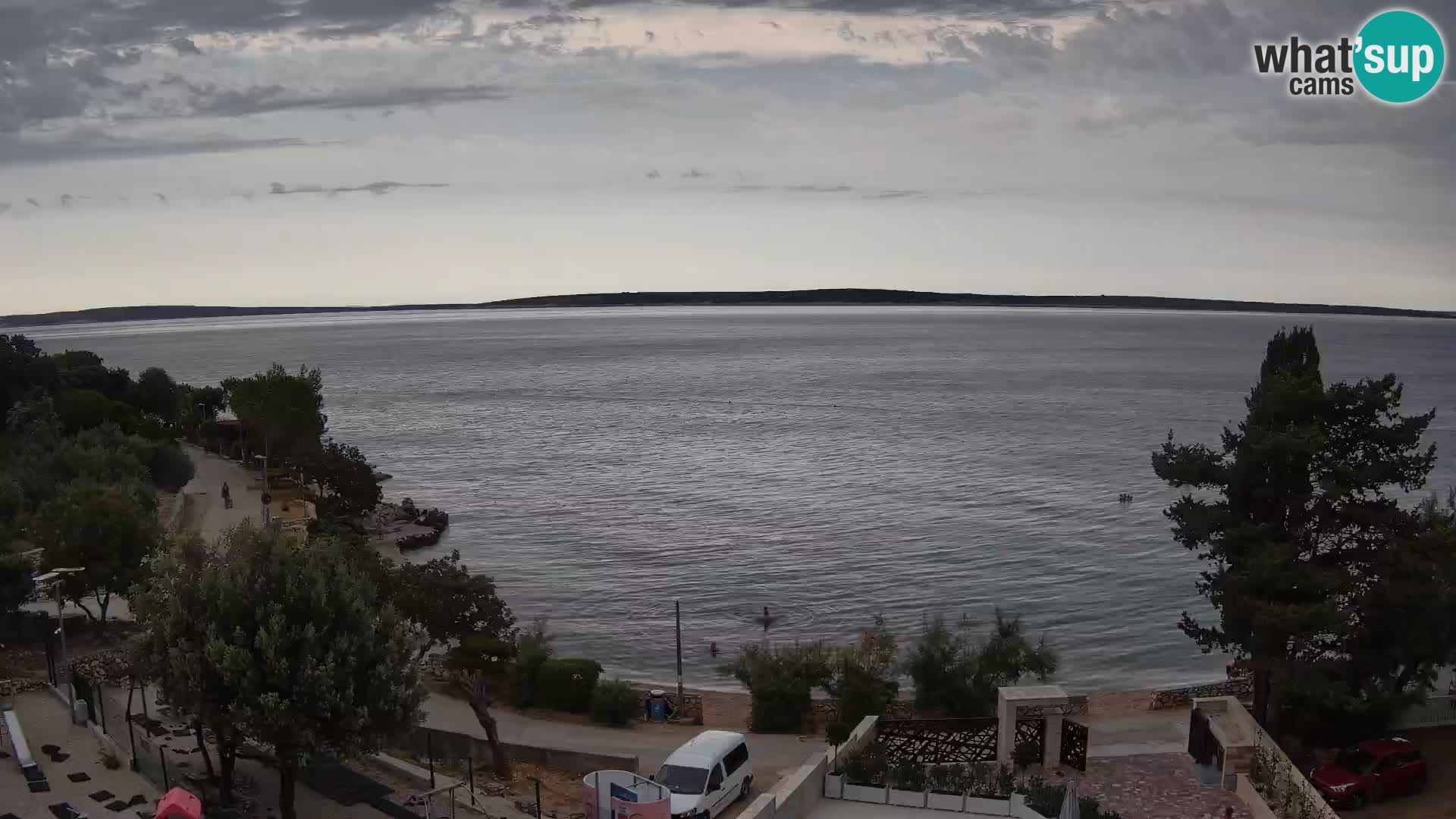 Webcam Plaža Male Mandre – Live View from Pag Island