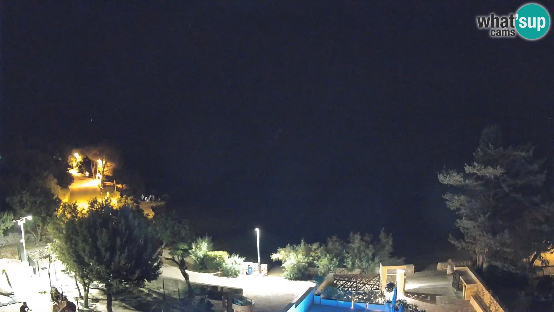 Webcam Plaža Male Mandre – Live View from Pag Island