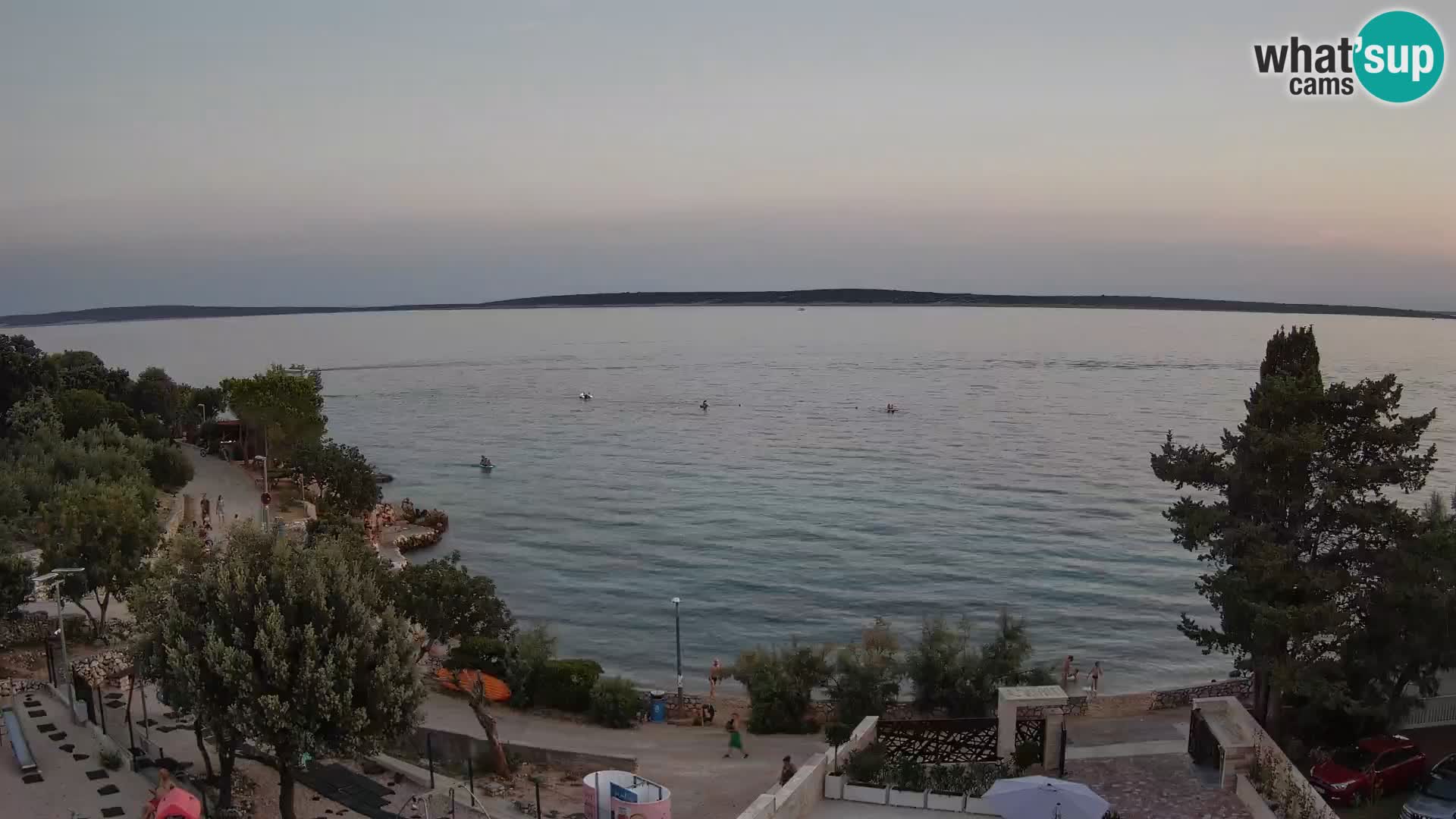 Webcam Plaža Male Mandre – Diretta dalla spiaggia sull’isola di Pag