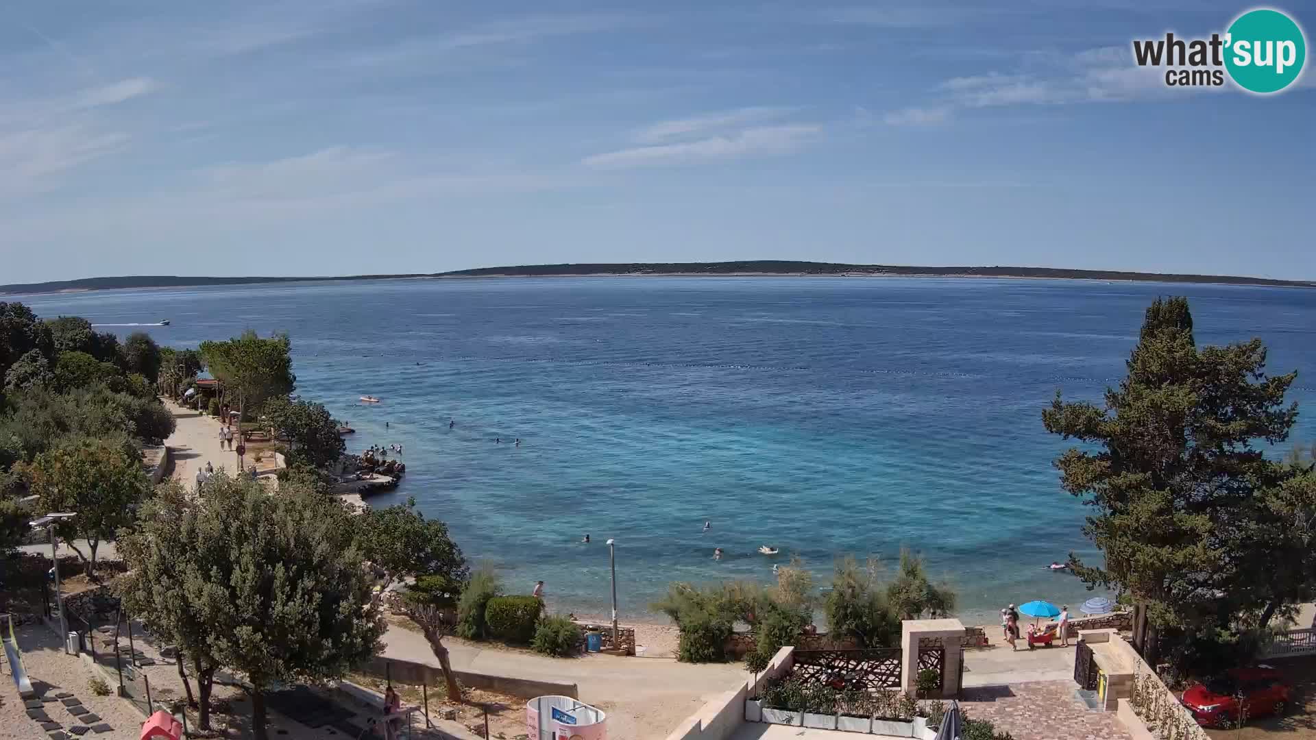 Webcam Playa Male Mandre en directo – Isla de Pag