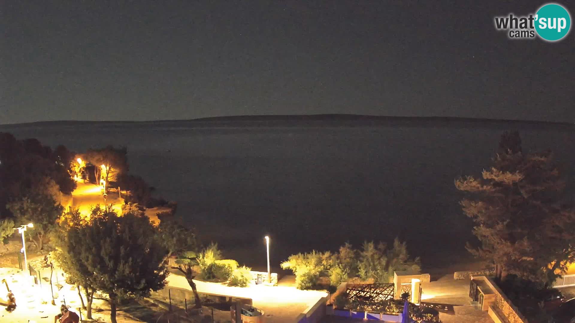 Webcam Plaža Male Mandre – Live View from Pag Island