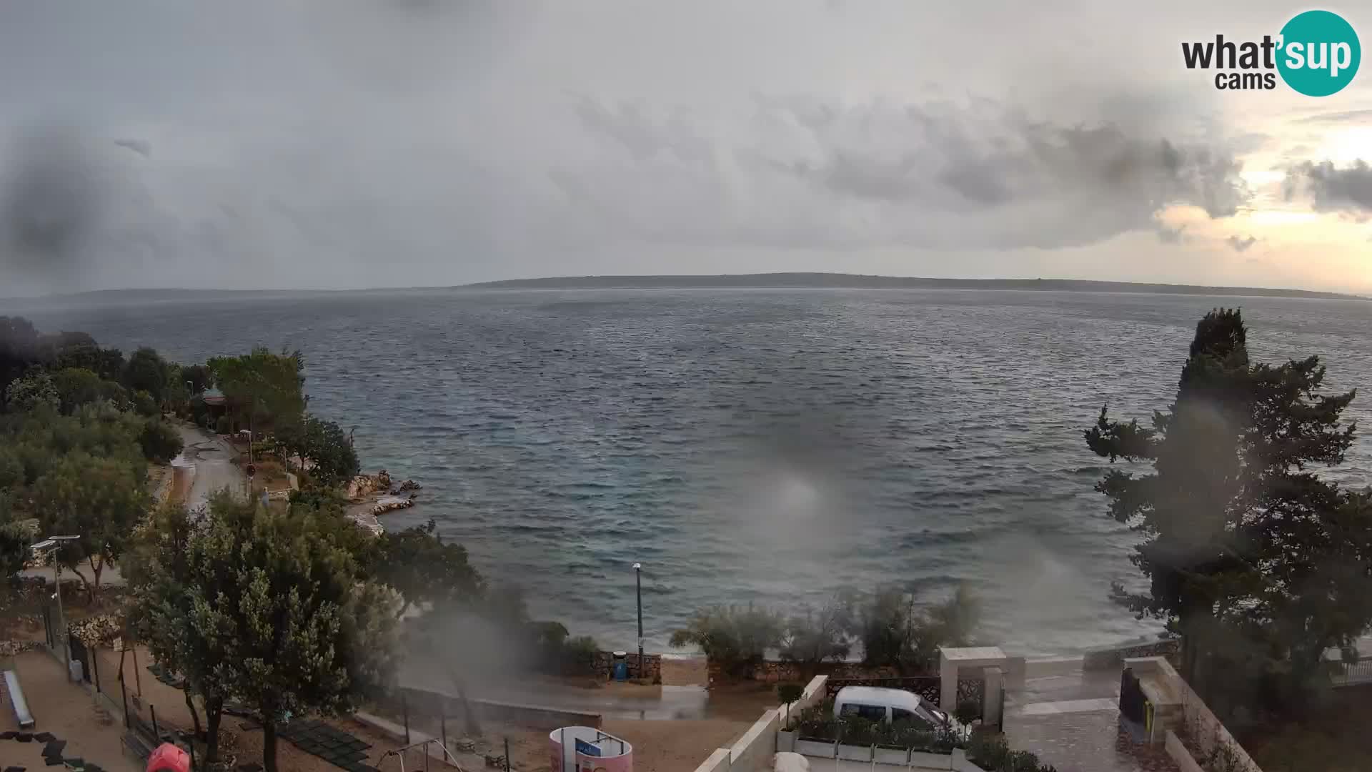 Webcam Plaža Male Mandre – Live View from Pag Island
