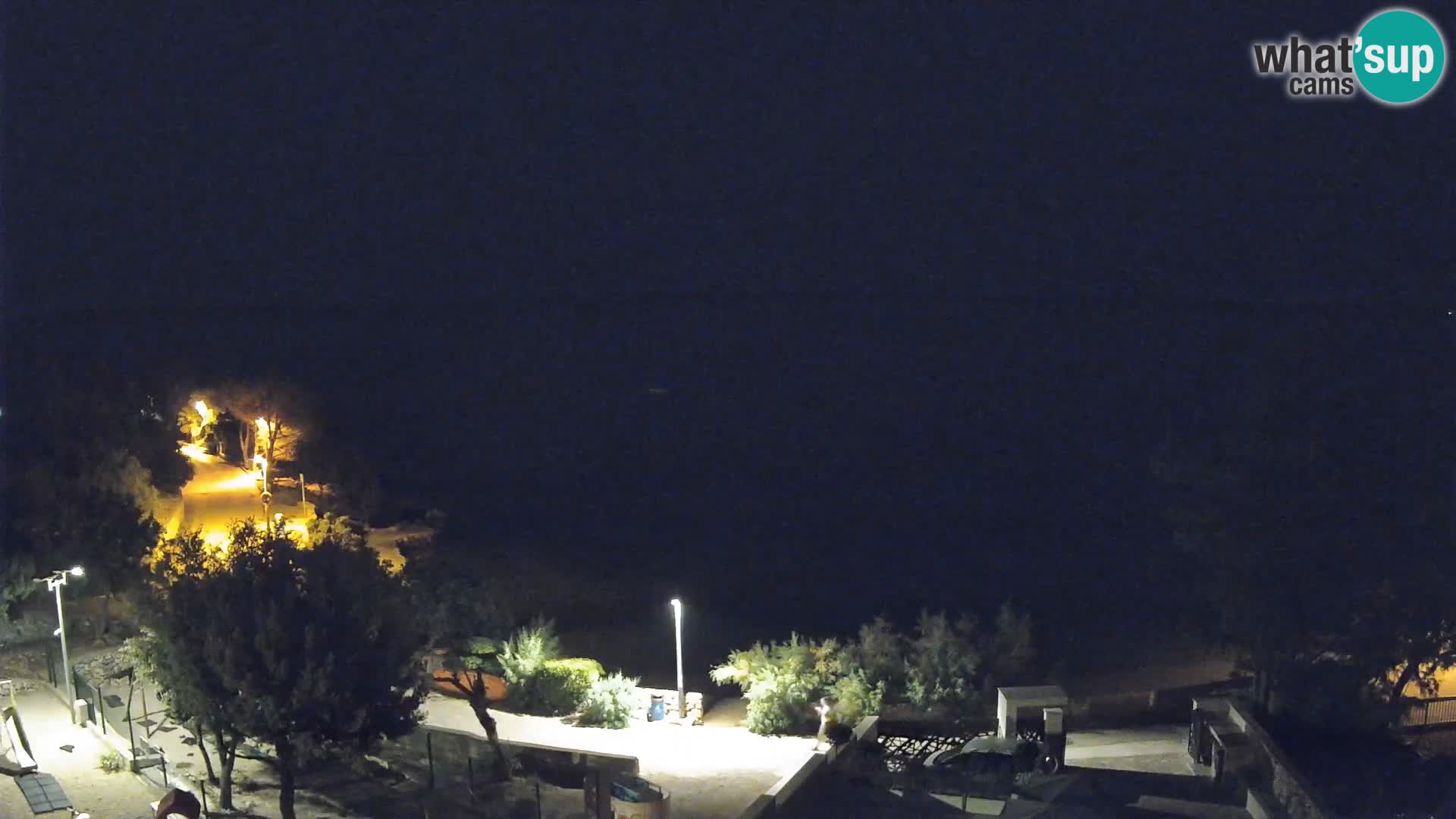 Webcam Plaža Male Mandre – Diretta dalla spiaggia sull’isola di Pag