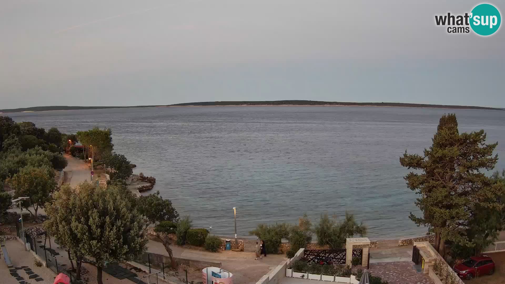 Webcam Plaža Male Mandre – Live View from Pag Island