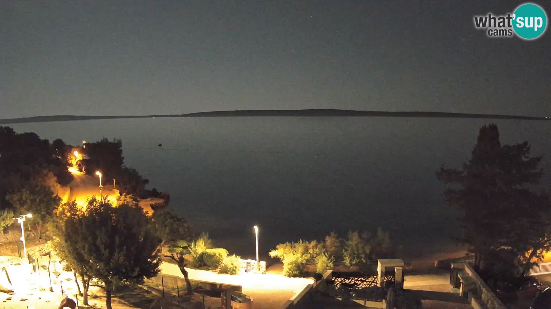 Webcam Plaža Male Mandre – Live View from Pag Island