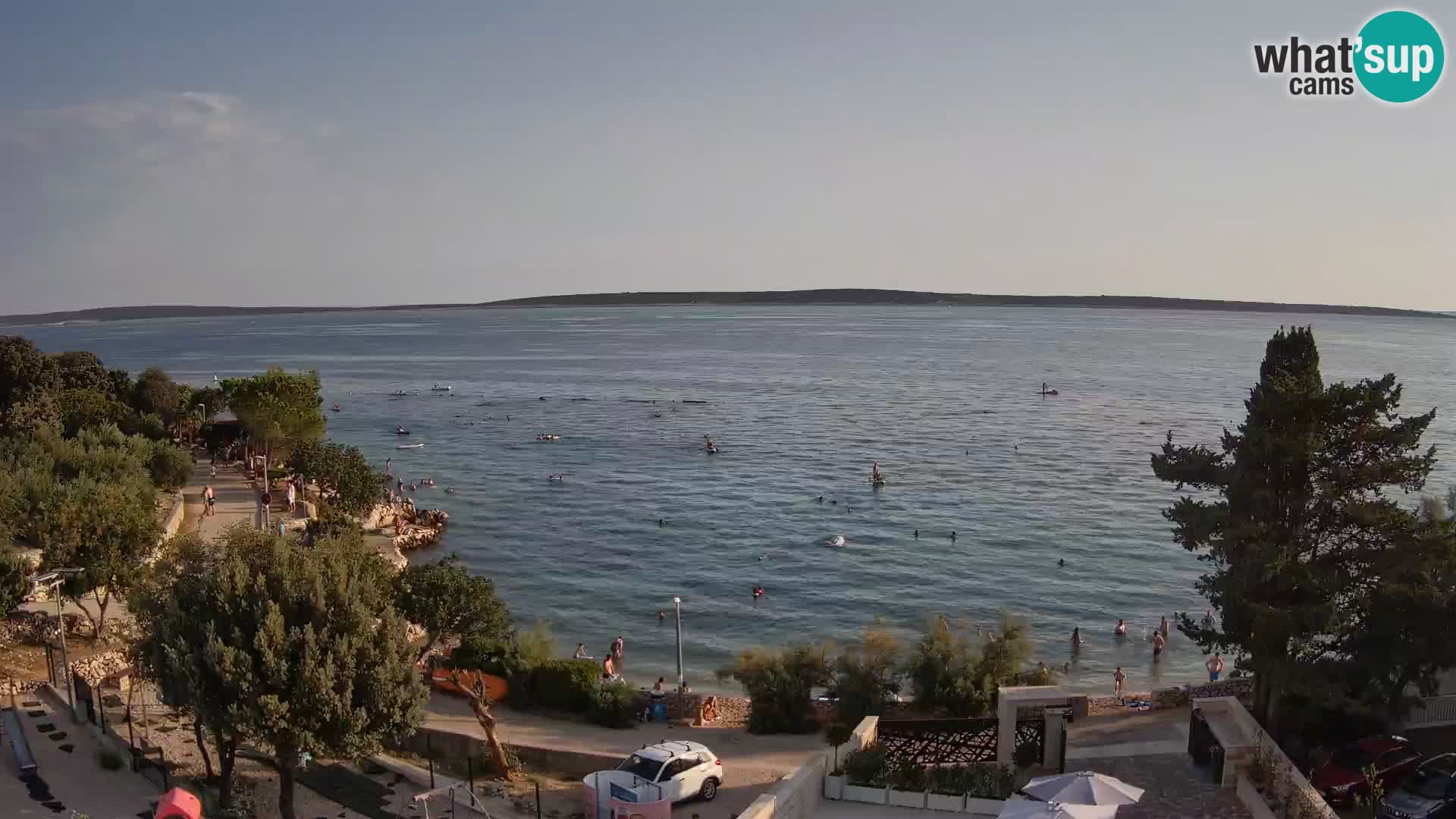 Webcam Plaža Male Mandre – Live View from Pag Island