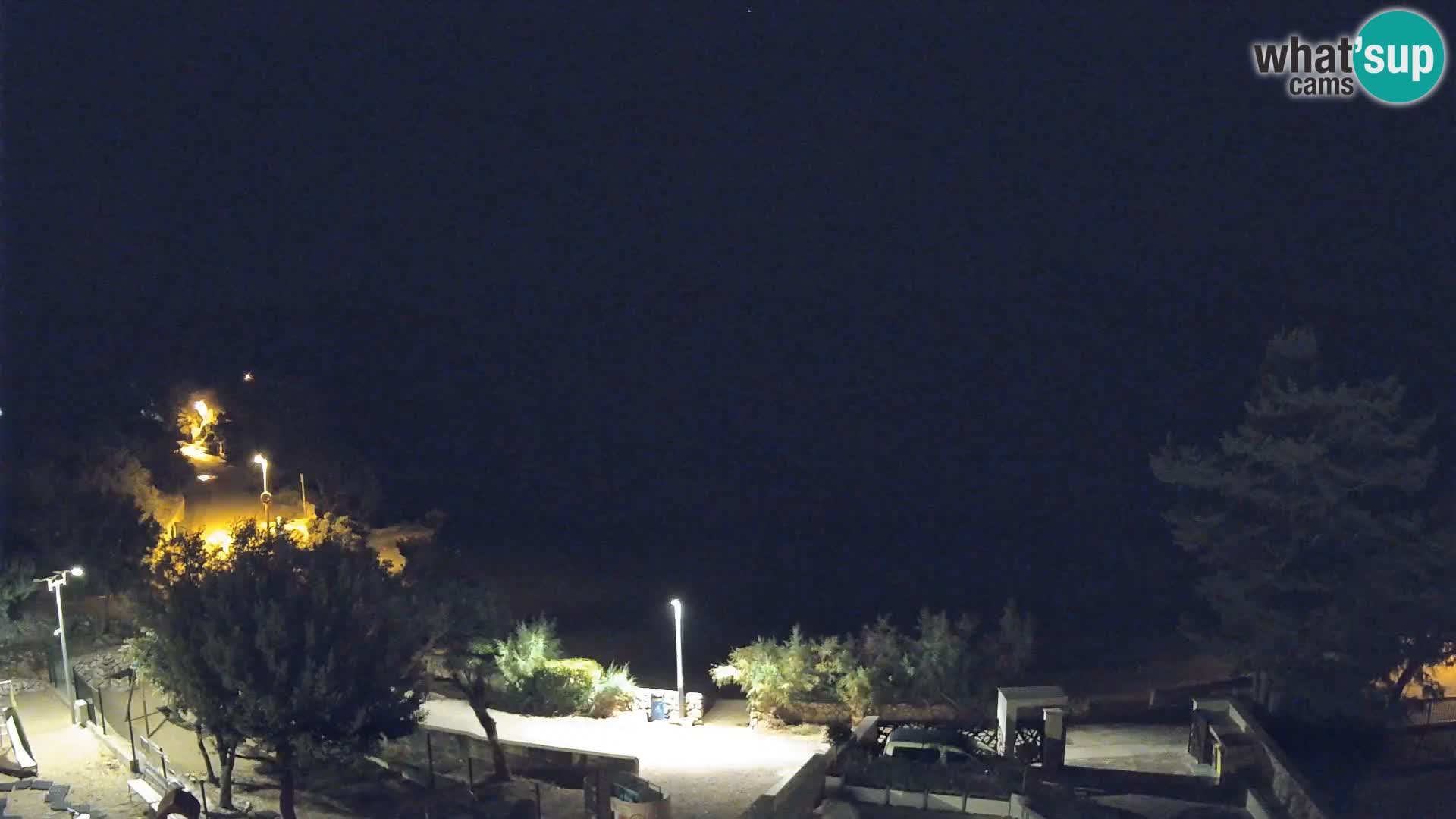 Webcam Plaža Male Mandre – Diretta dalla spiaggia sull’isola di Pag