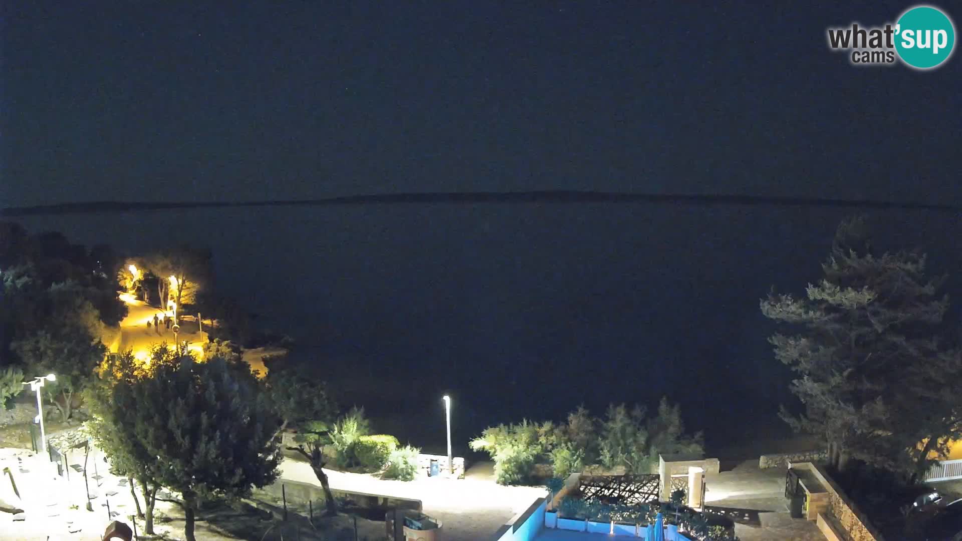 Webcam Plaža Male Mandre – Live View from Pag Island