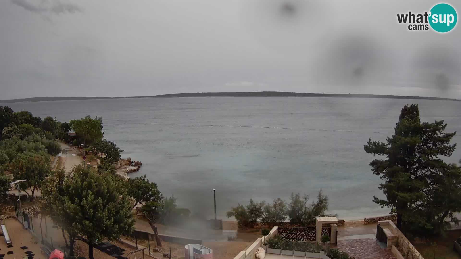 Webcam Plaža Male Mandre – Live View from Pag Island
