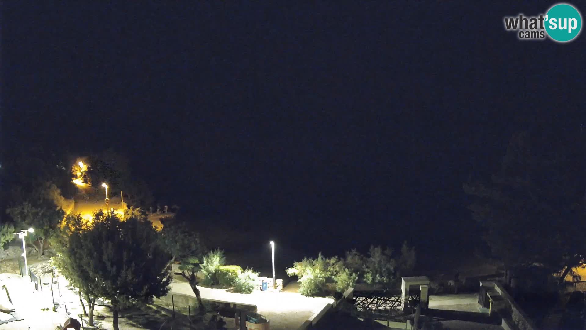 Webcam Plaža Male Mandre – Live View from Pag Island