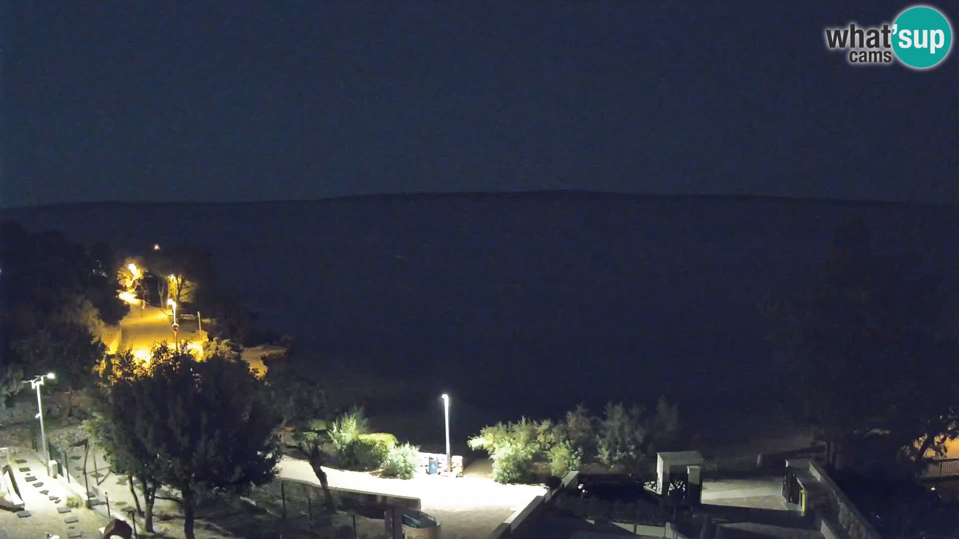 Webcam Plaža Male Mandre – Live View from Pag Island