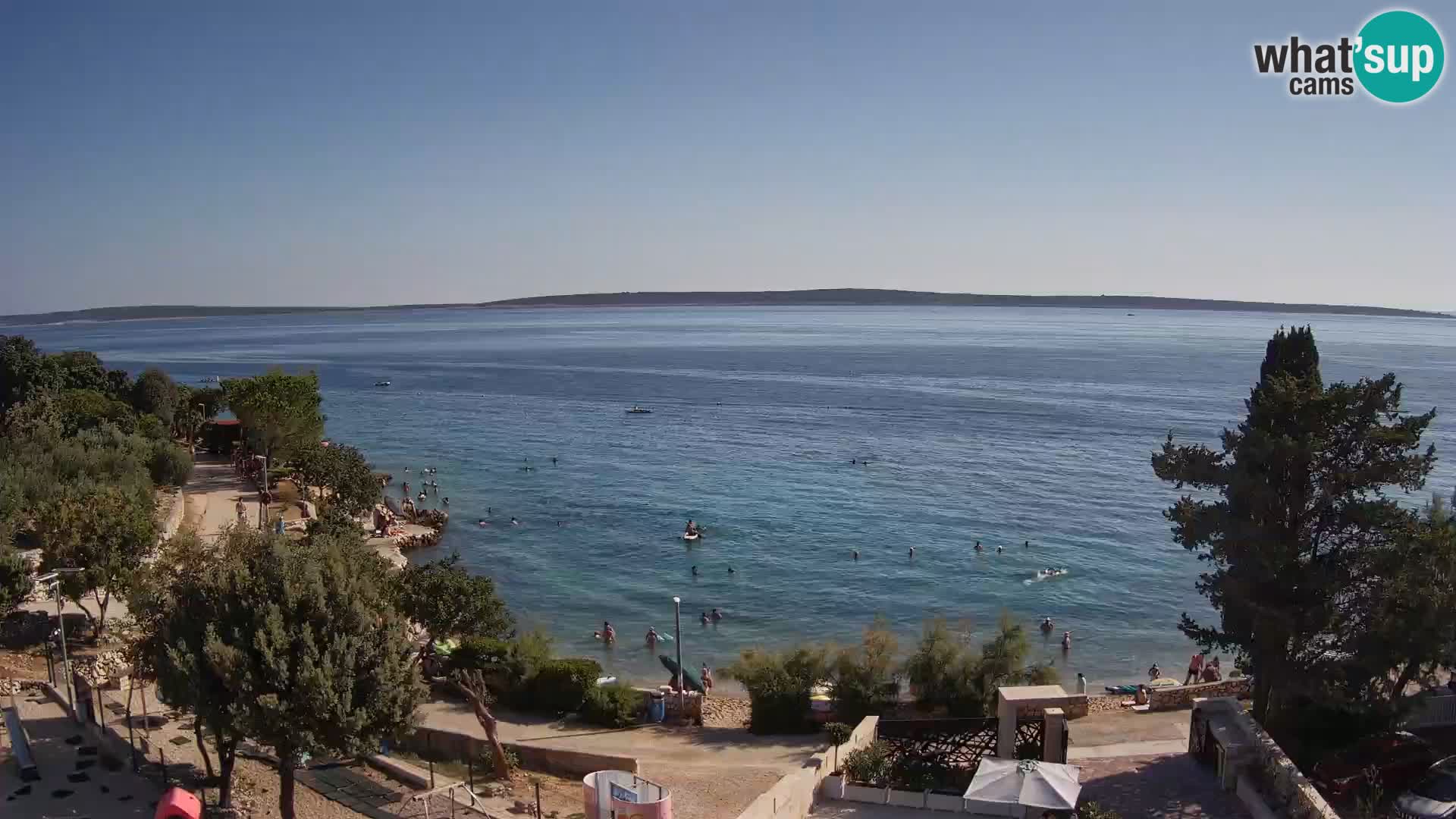 Webcam Playa Male Mandre en directo – Isla de Pag