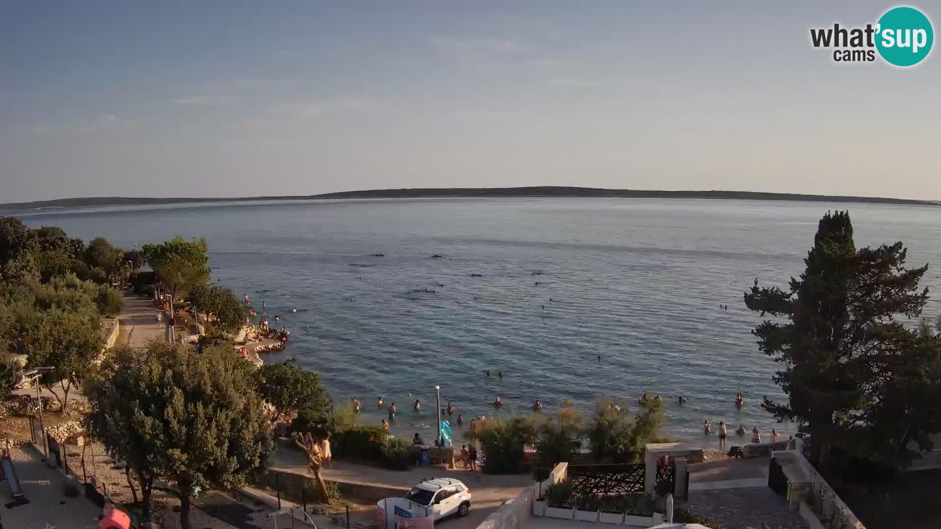 Webcam Plaža Male Mandre – Live View from Pag Island