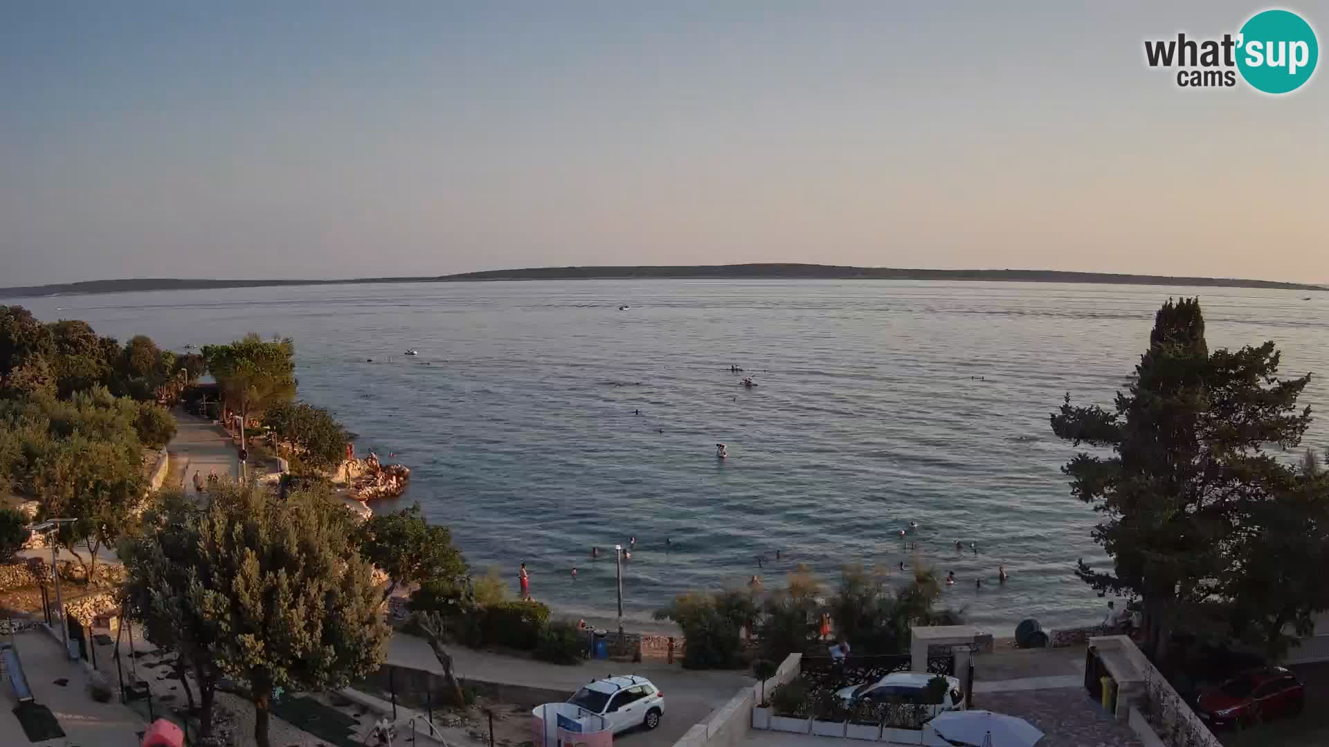 Webcam Playa Male Mandre en directo – Isla de Pag