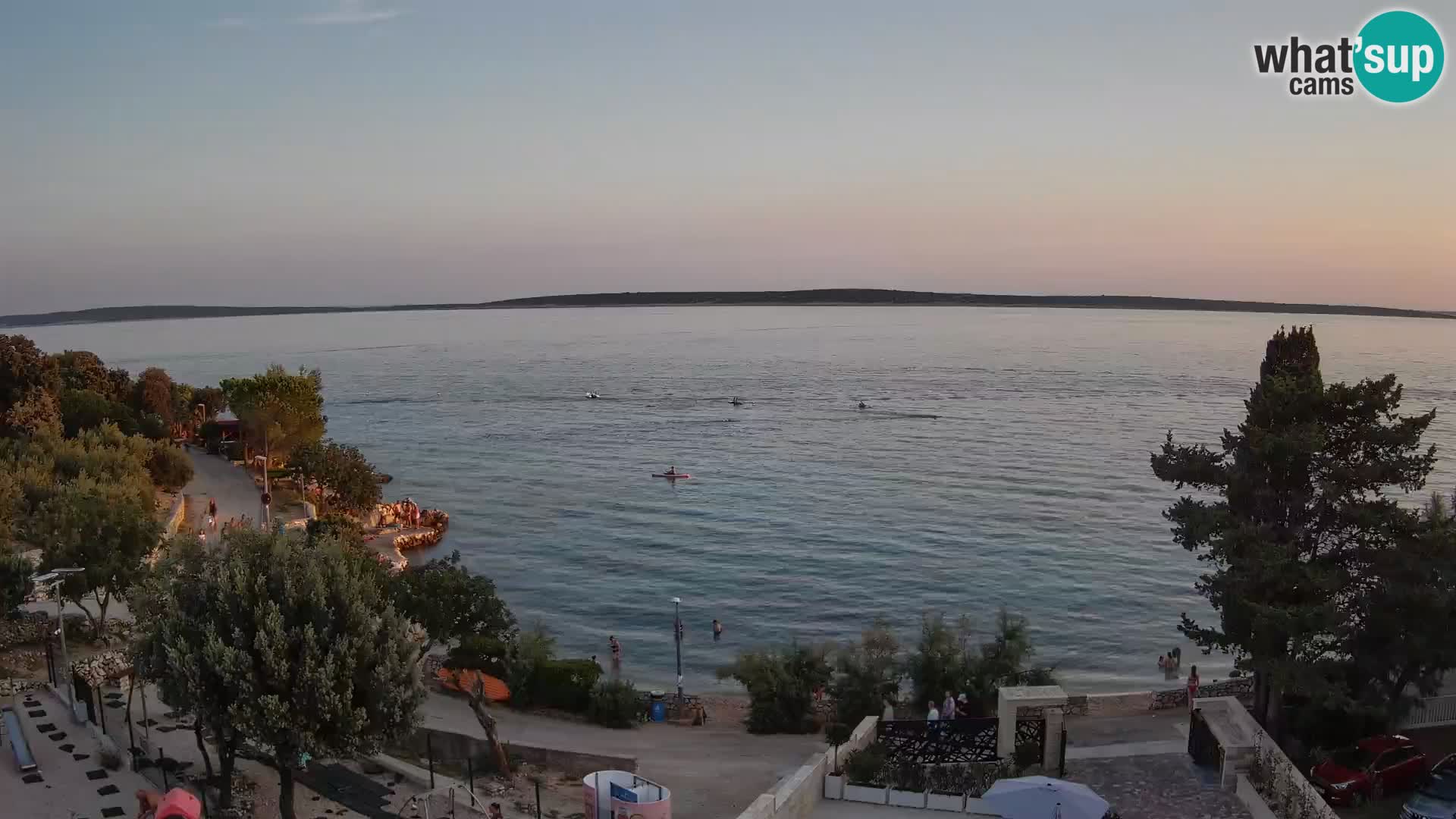 Webcam Plaža Male Mandre – Diretta dalla spiaggia sull’isola di Pag