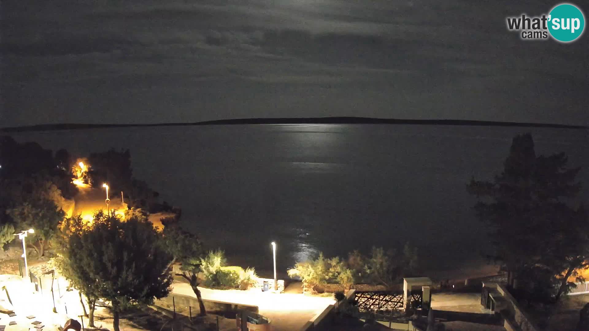 Webcam Plaža Male Mandre – Live View from Pag Island