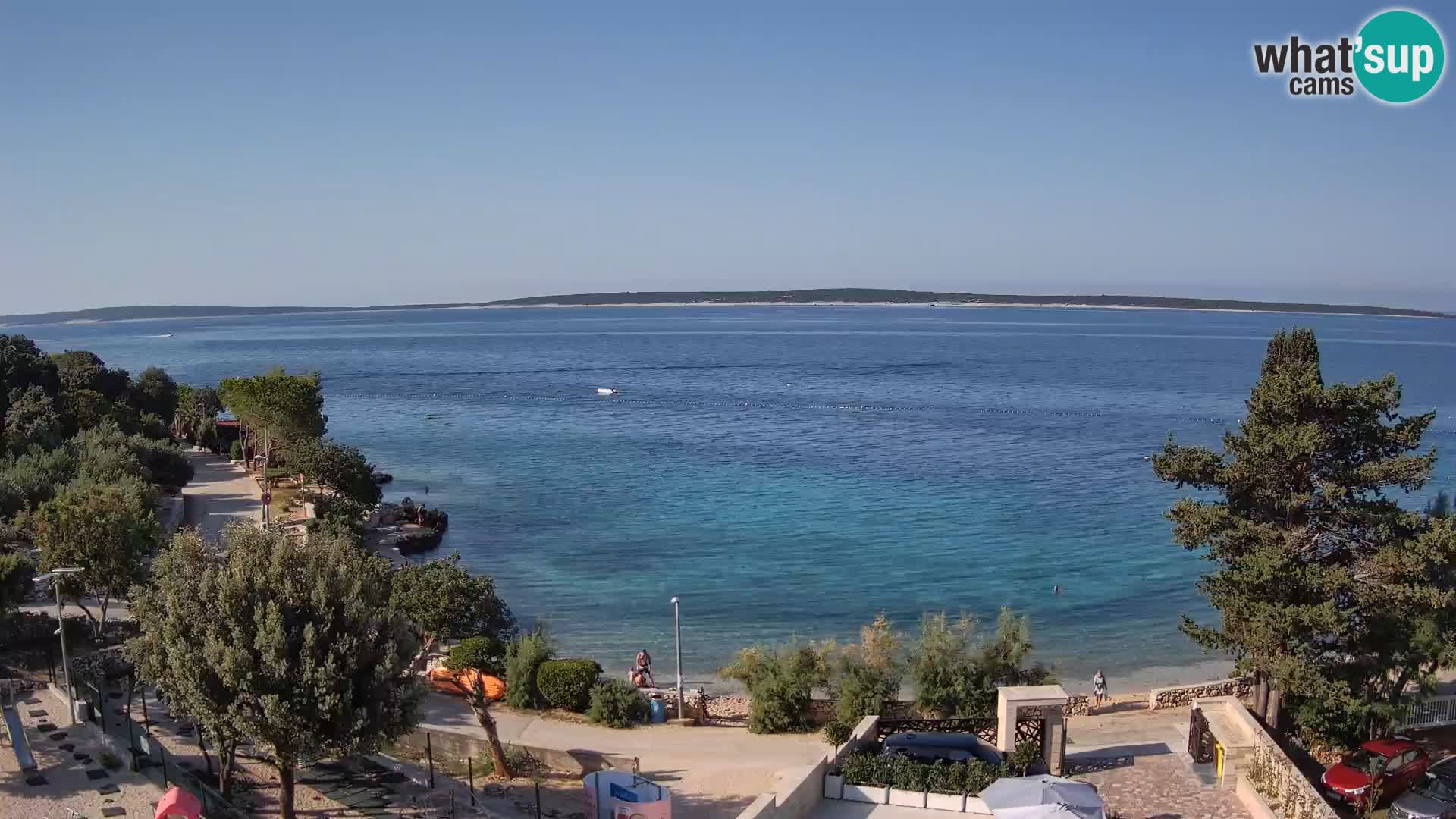 Webcam Playa Male Mandre en directo – Isla de Pag