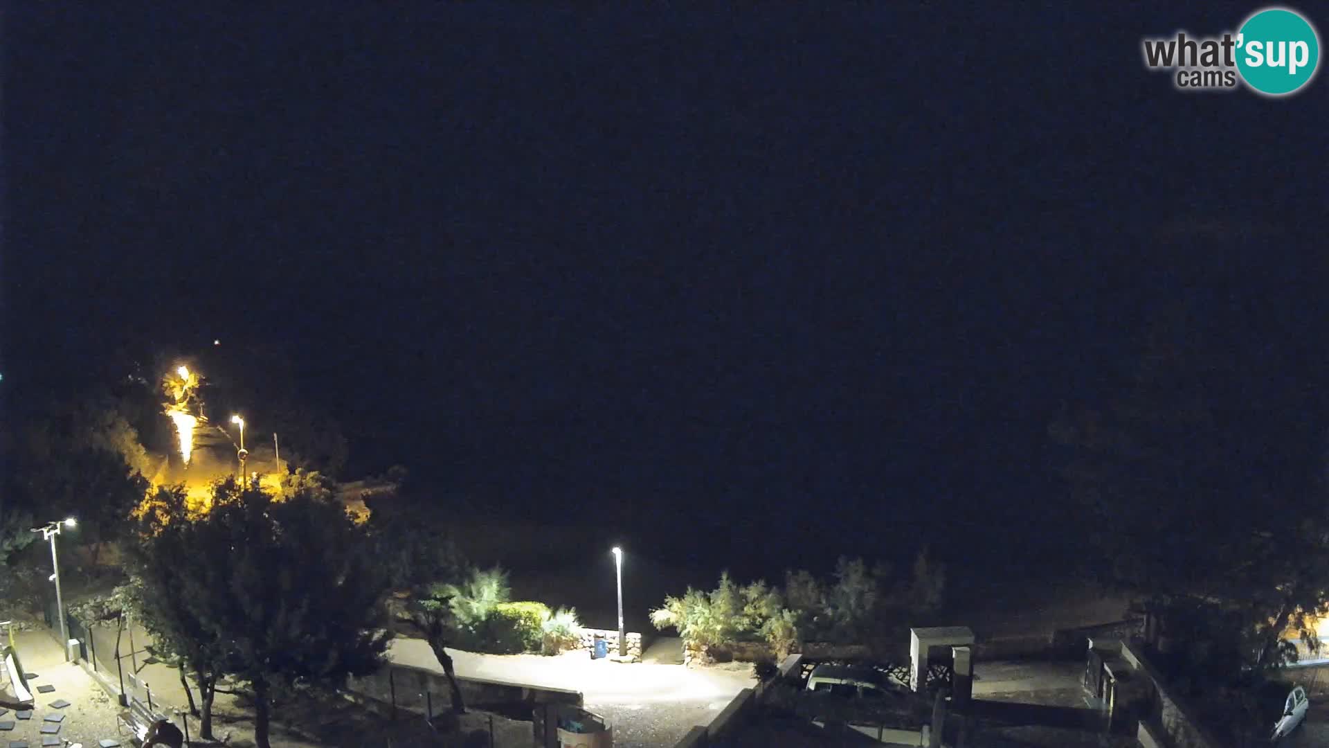 Webcam Plaža Male Mandre – Diretta dalla spiaggia sull’isola di Pag
