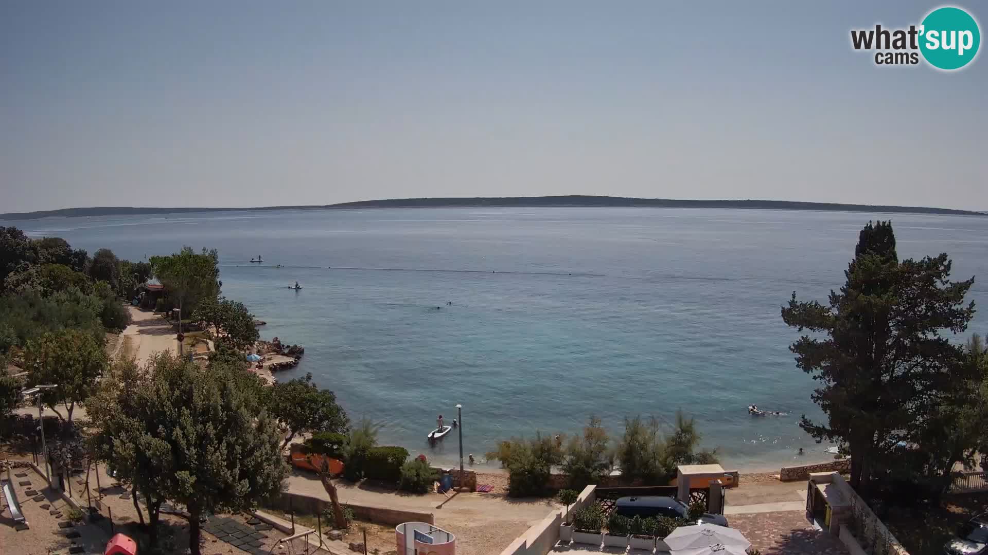 Webcam Playa Male Mandre en directo – Isla de Pag
