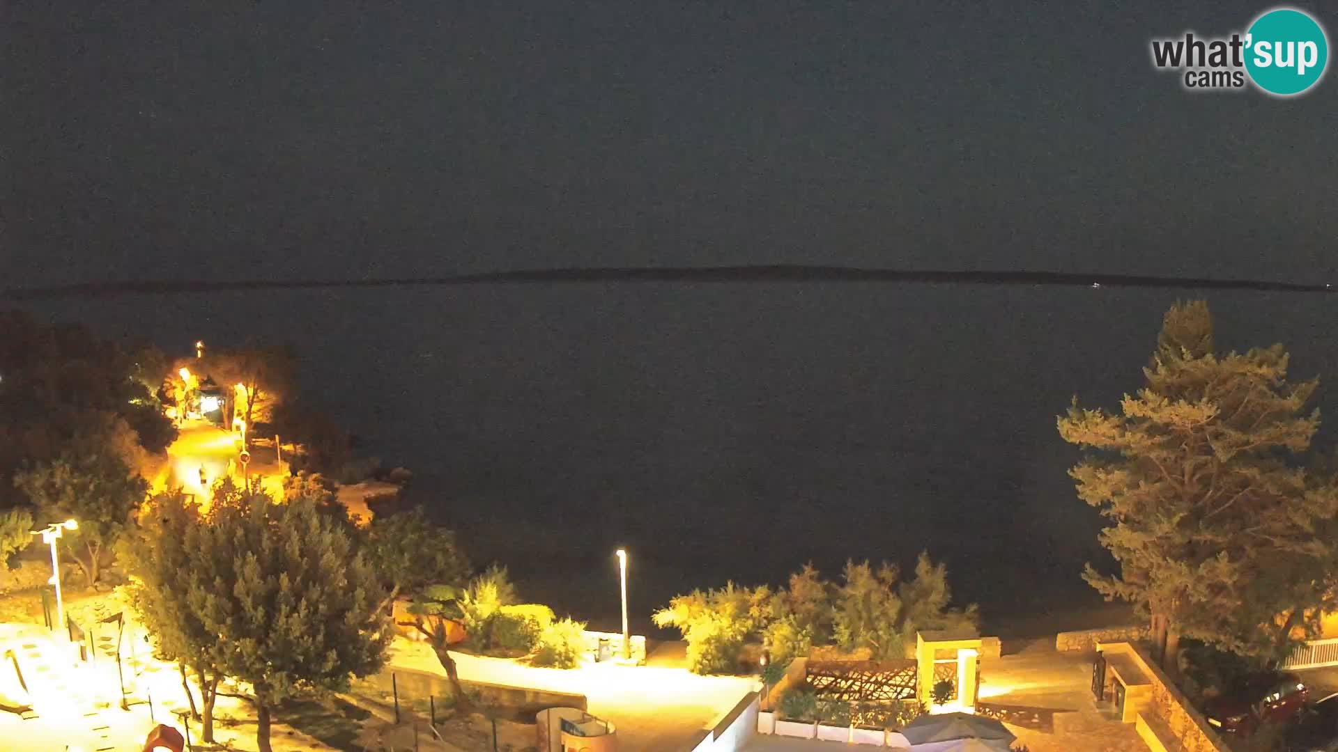 Webcam Plaža Male Mandre – Live View from Pag Island