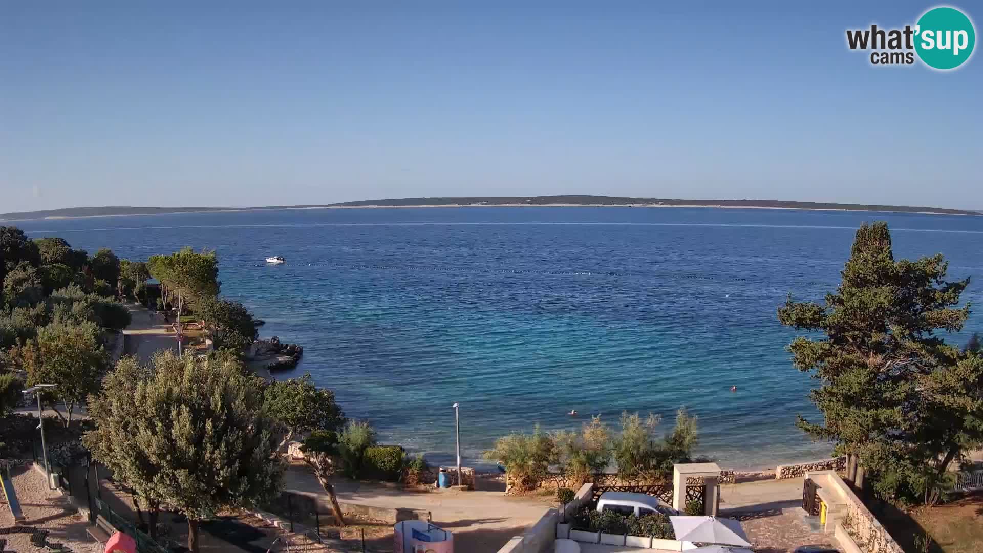 Webcam Playa Male Mandre en directo – Isla de Pag