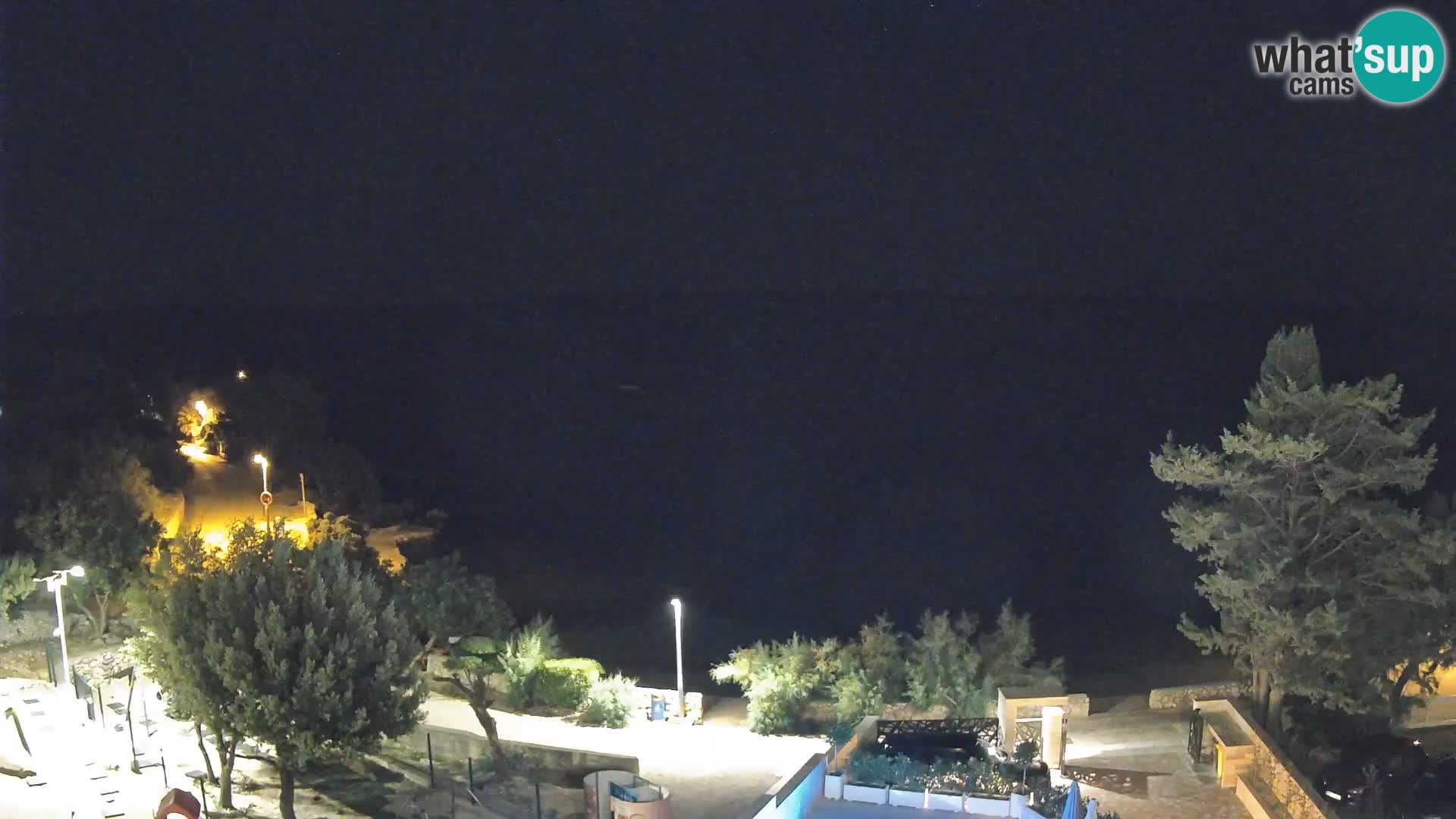 Webcam Plaža Male Mandre – Live View from Pag Island