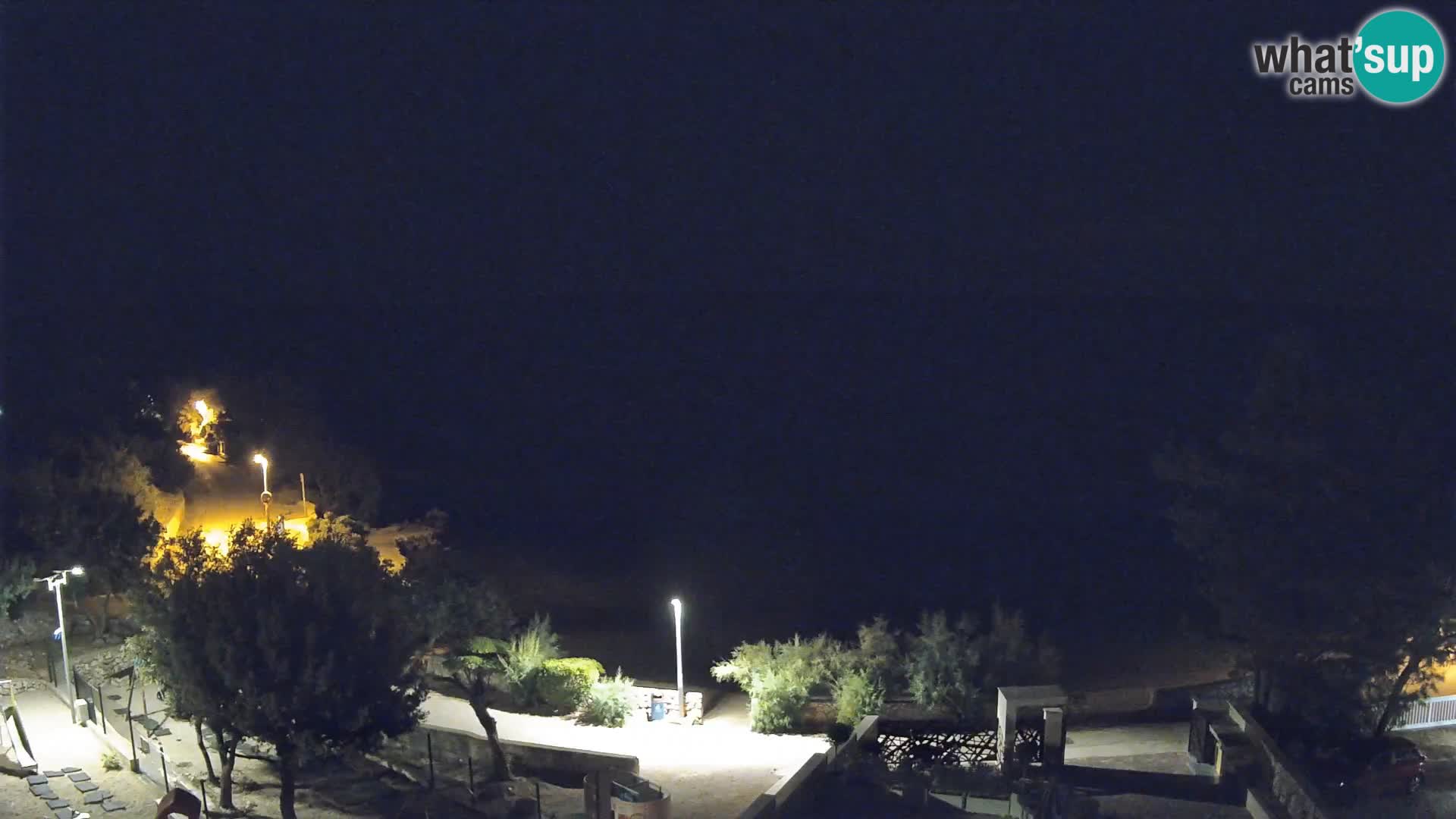 Webcam Strand Male Mandre – Liveblick von der Insel Pag