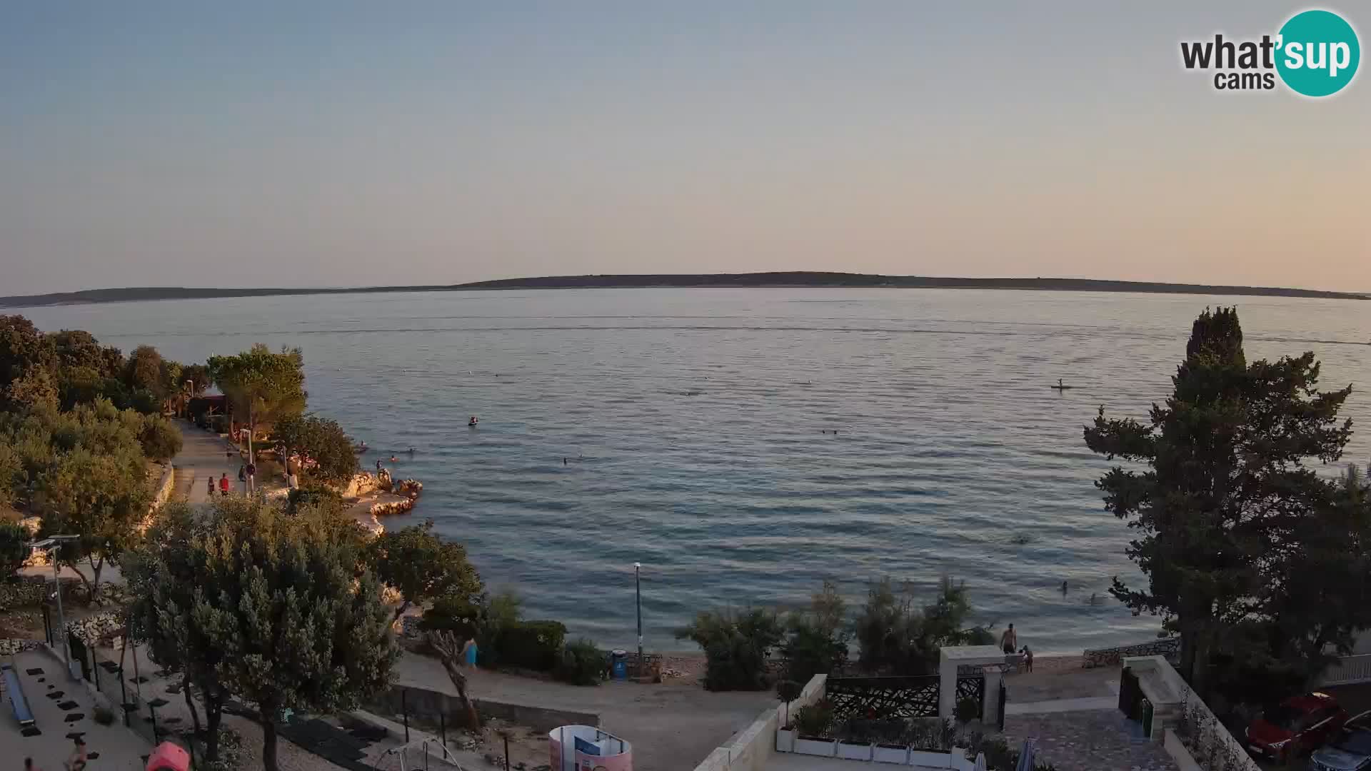Webcam Plaža Male Mandre – Live View from Pag Island