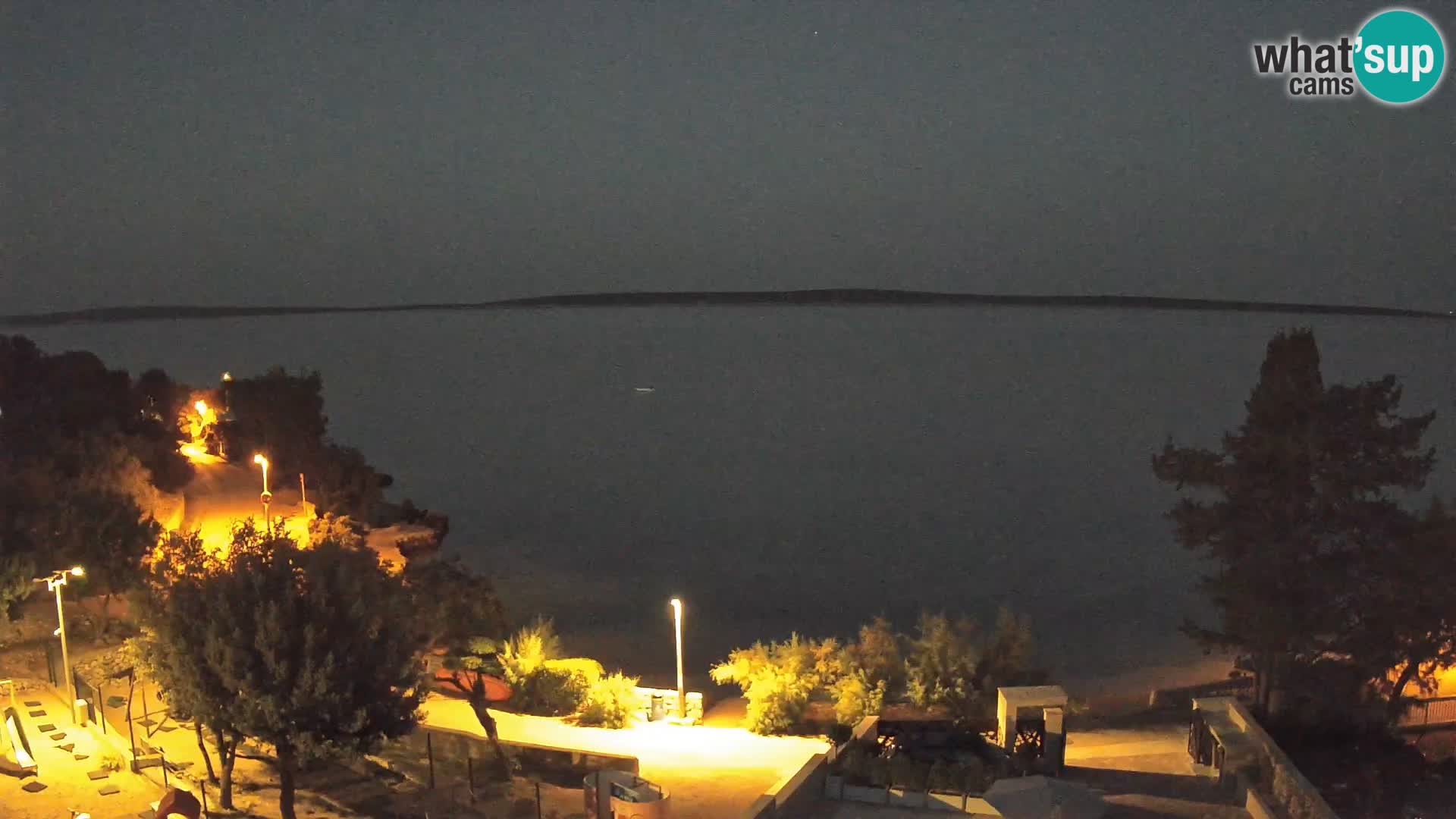 Webcam Strand Male Mandre – Liveblick von der Insel Pag