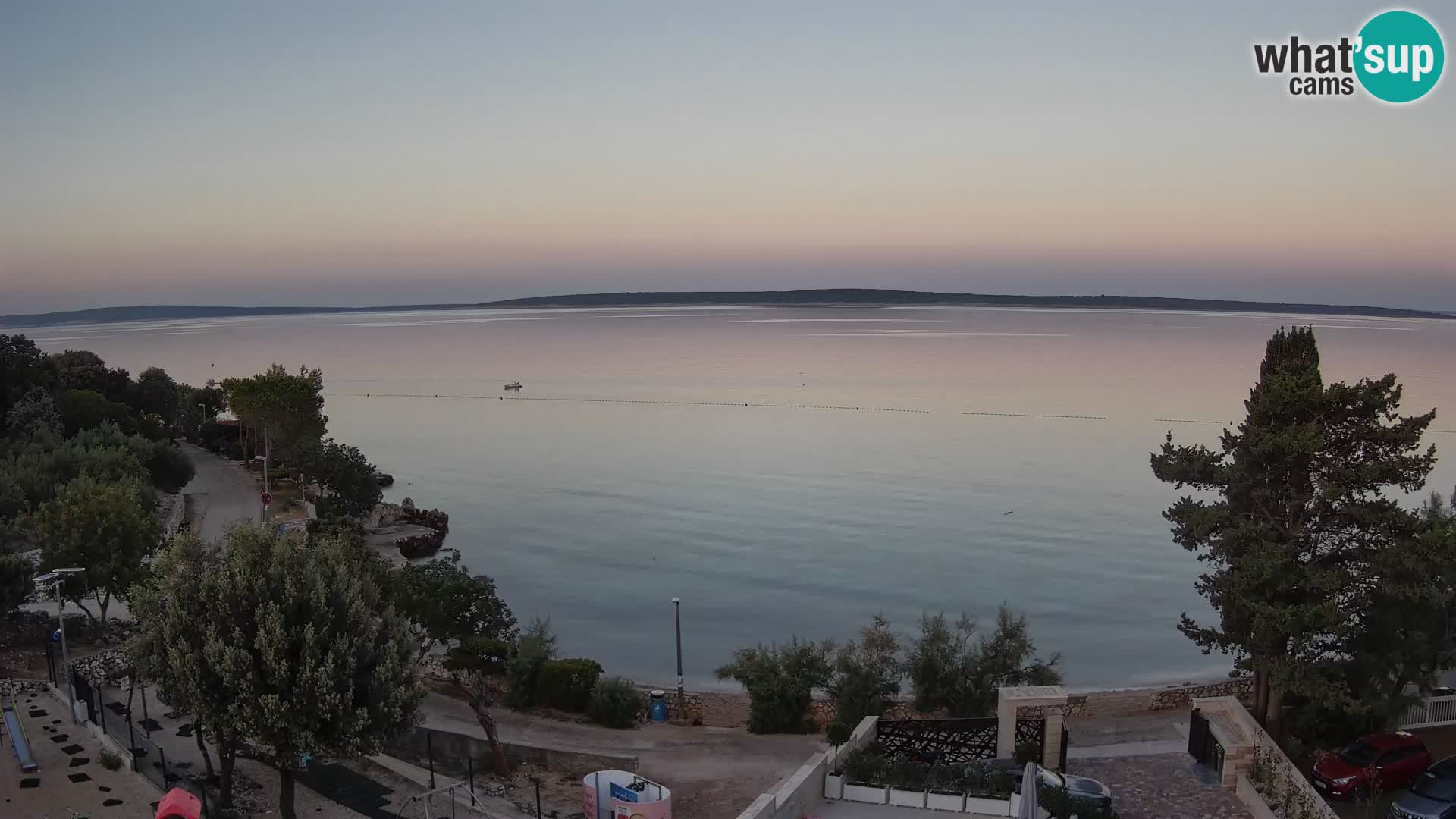 Webcam Playa Male Mandre en directo – Isla de Pag